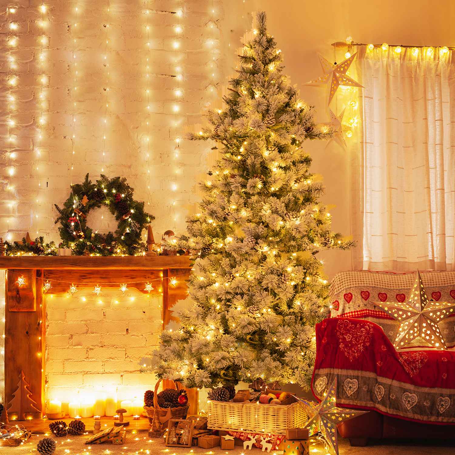 Costway CSHY000492 Artificial-Christmas-Trees - View #2