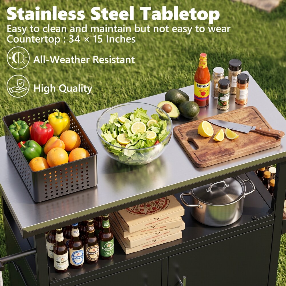 SUNOYAR W3190P510473 Grill-Carts-Grill-Stands - View #4
