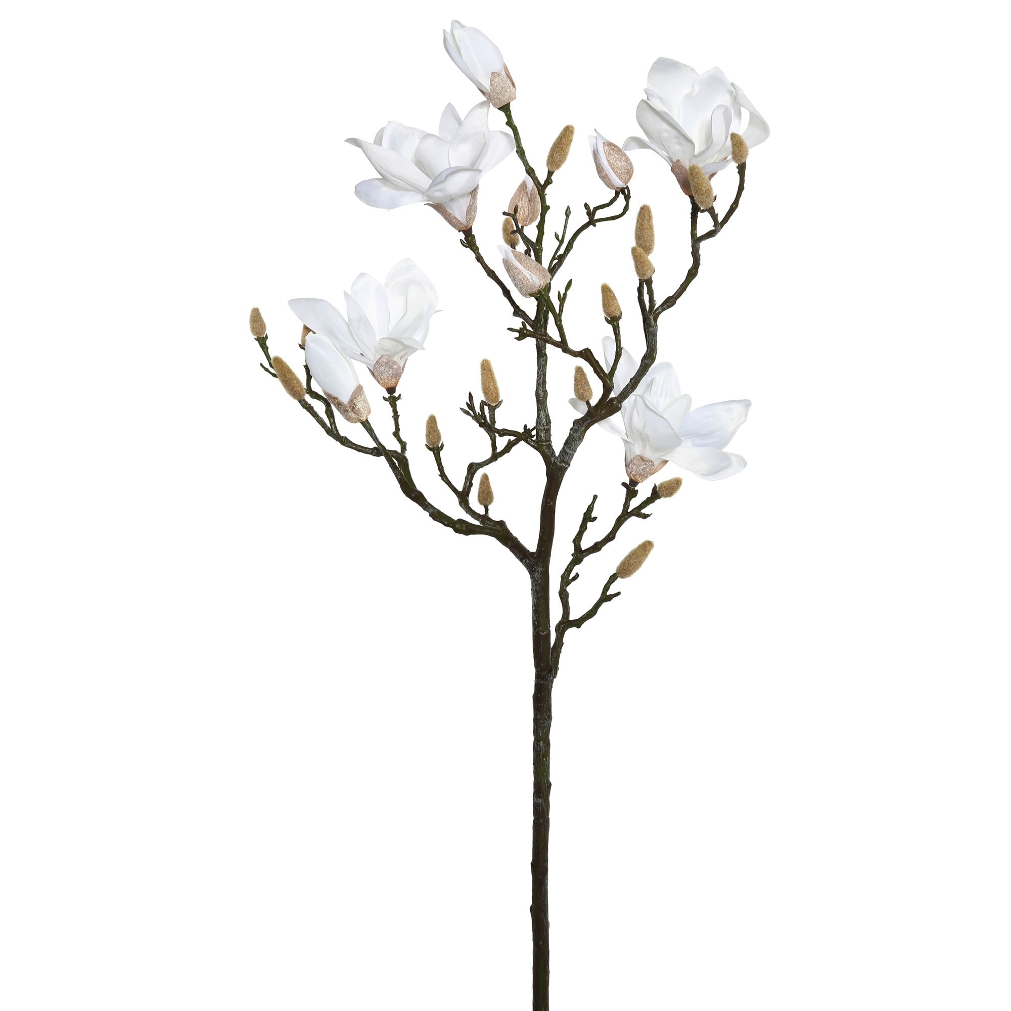 Vickerman FD170801 42-Inches White Indoor Desktop Magnolia Artificial flower