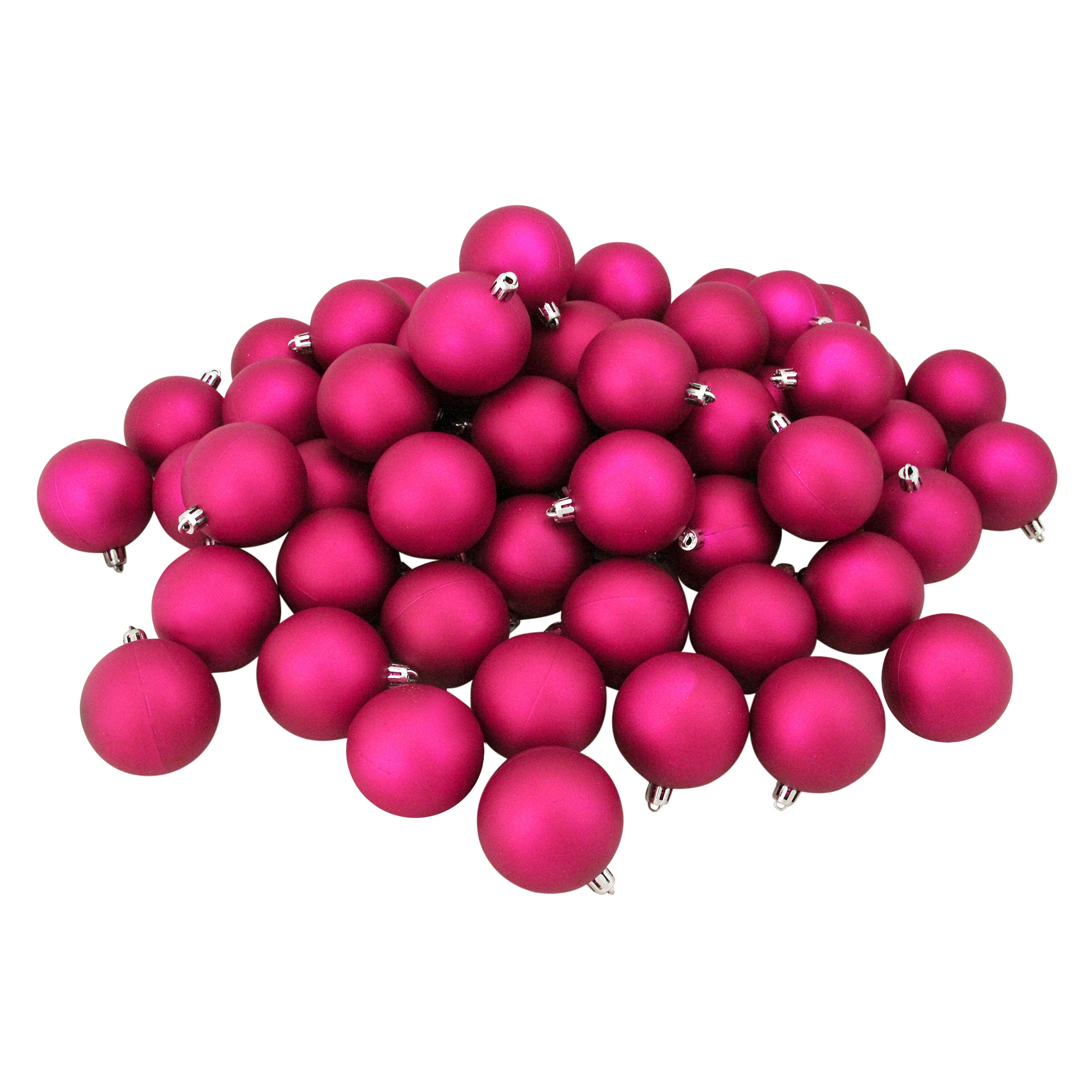 Northlight 32275411 32 -Pack Pink Ball Standard Indoor Ornament set Shatterproof