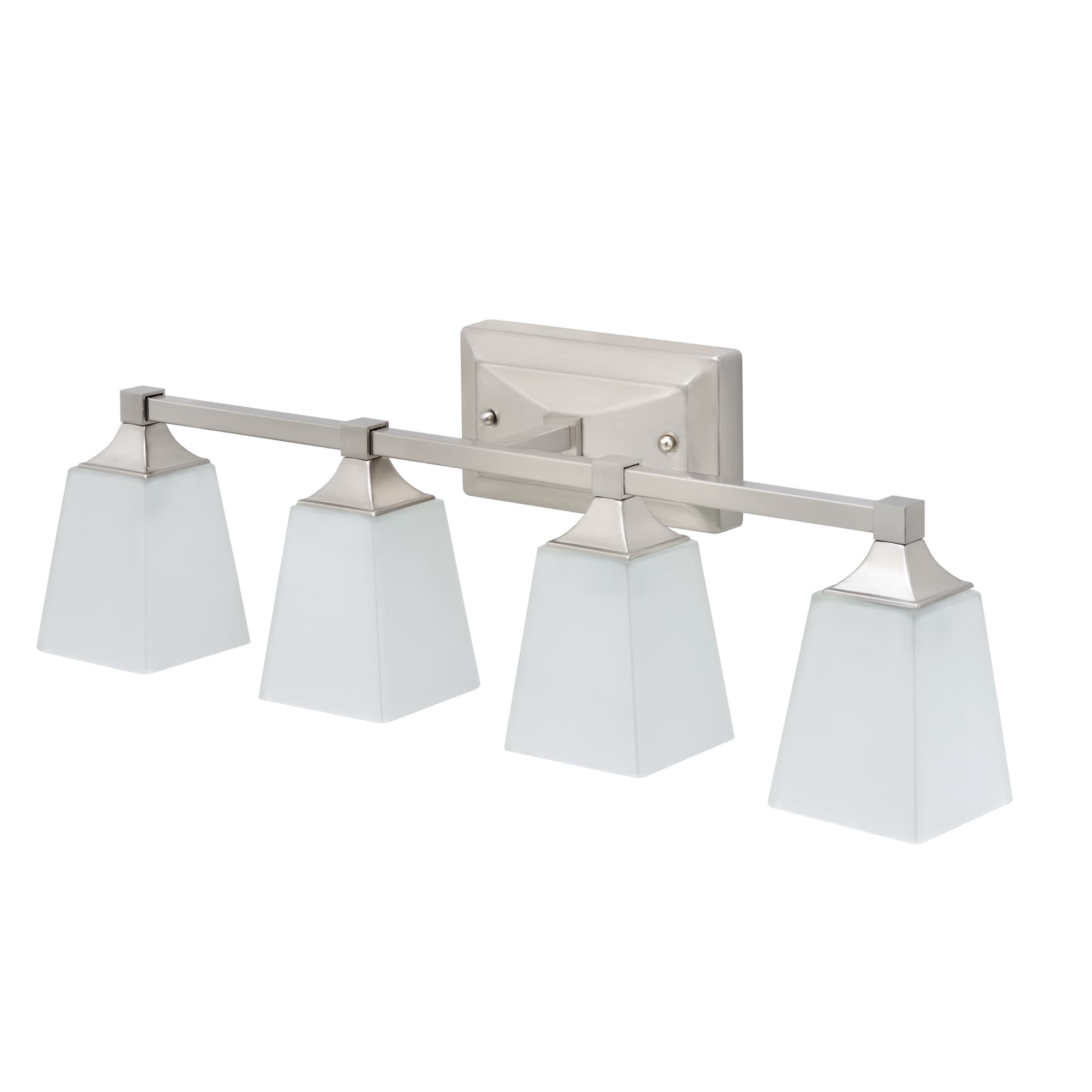 Royal Pacific 4909BN-4 Lexi 27.125-in 4 -Light Steel Craftsman Vanity light