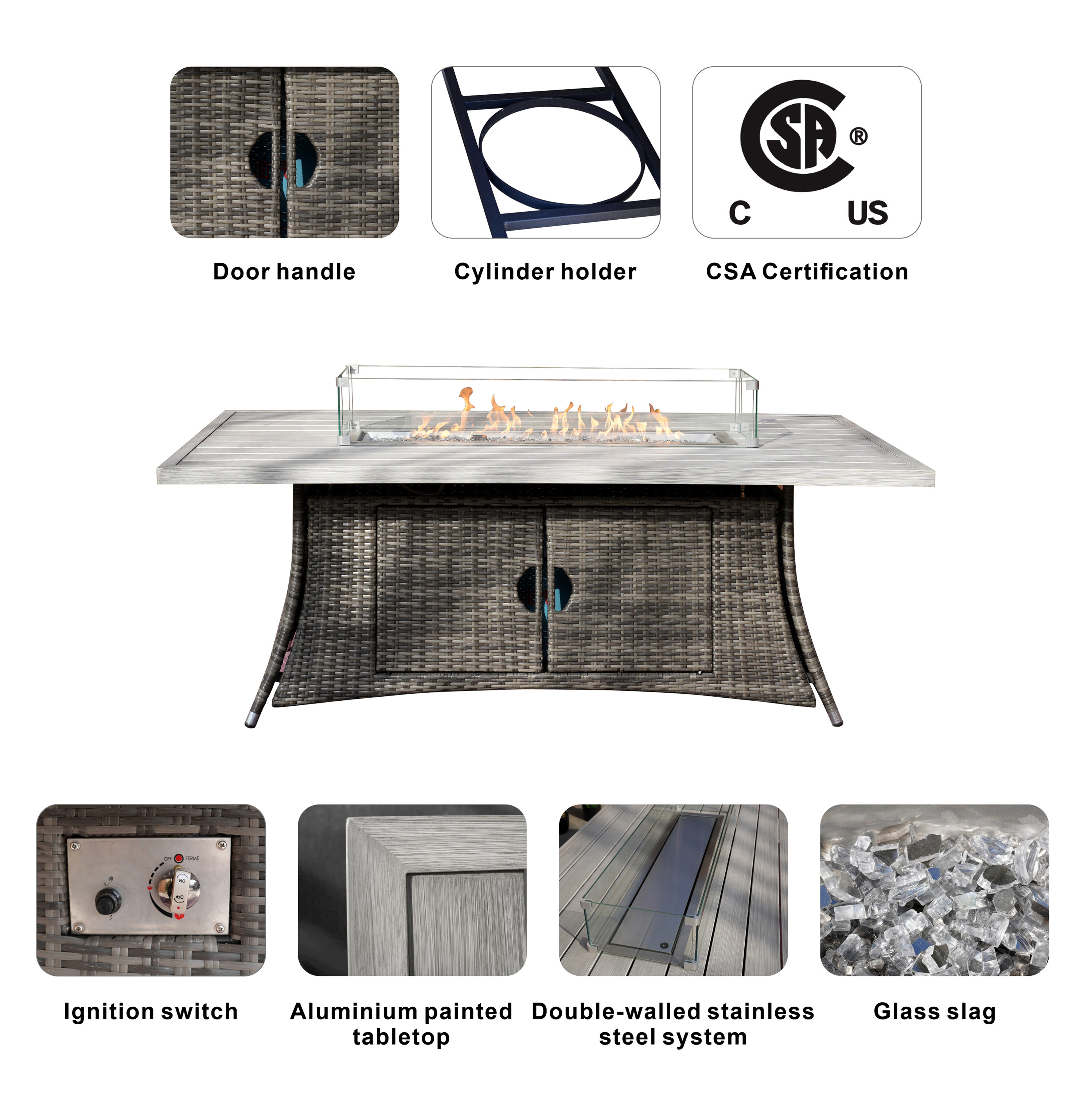 Moda Furnishings 3234-1106RA-G Patio-Dining-Sets - View #7