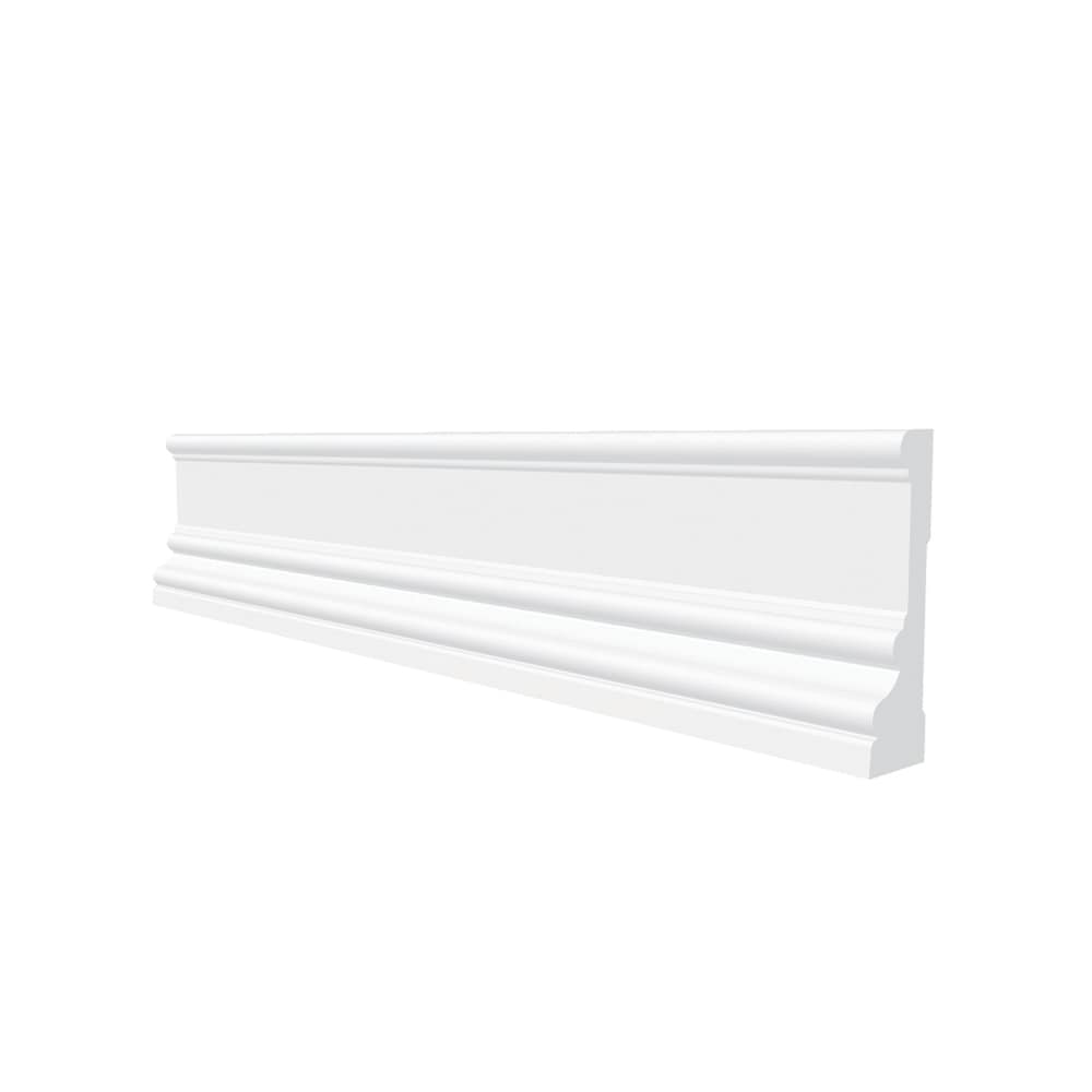 Royal Building Products 1-1/4-in x 2-in x 10-ft Finished PVC Brick Moulding  in the Window & Door Moulding department at