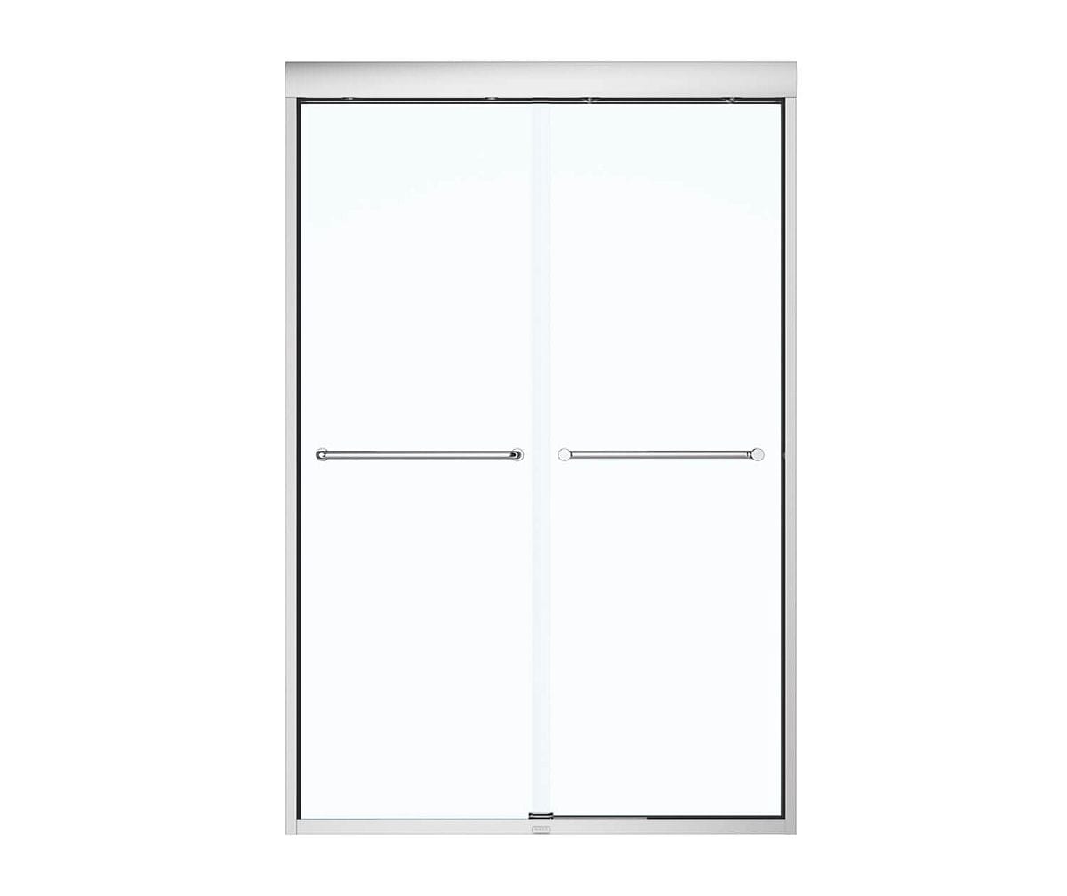 MAAX Kameleon Chrome 43-in to 47-in x 71-in Semi-frameless Sliding ...