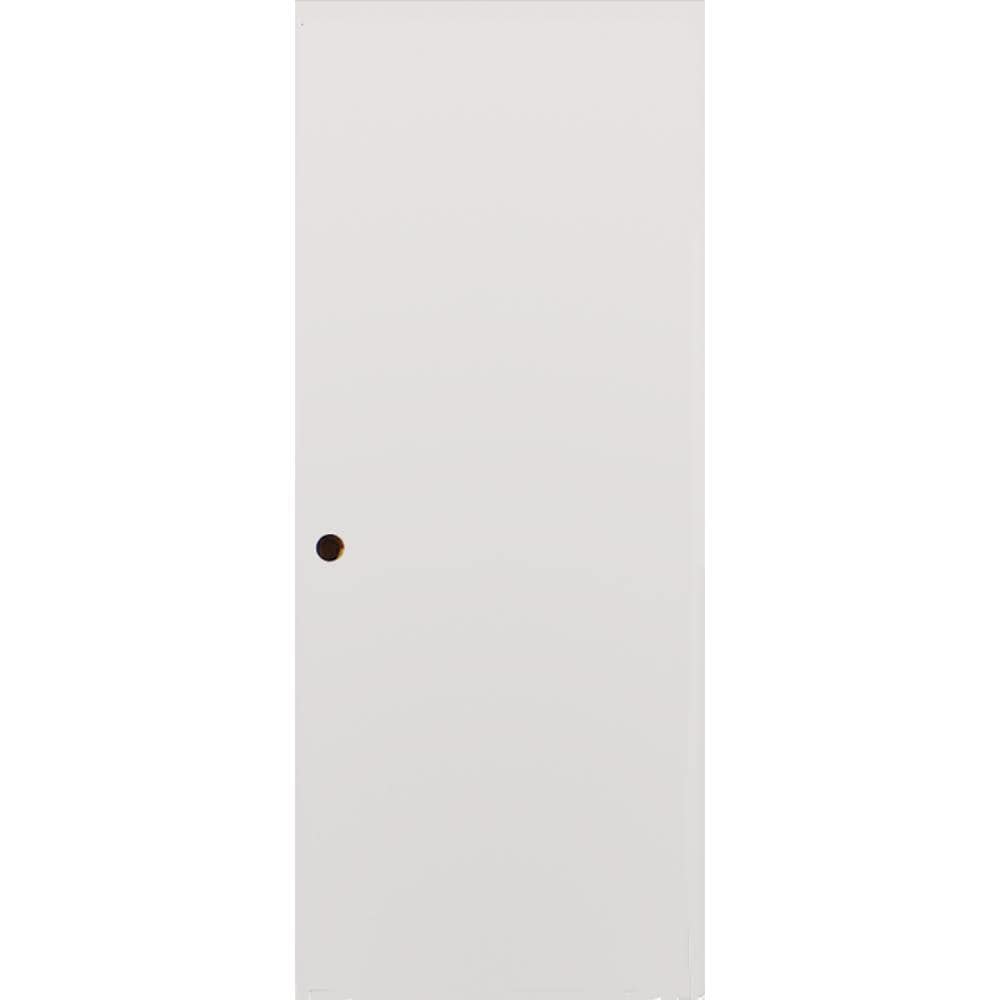 MMI DOOR 32-in x 80-in Steel Universal Reversible Primed Fire Rated ...