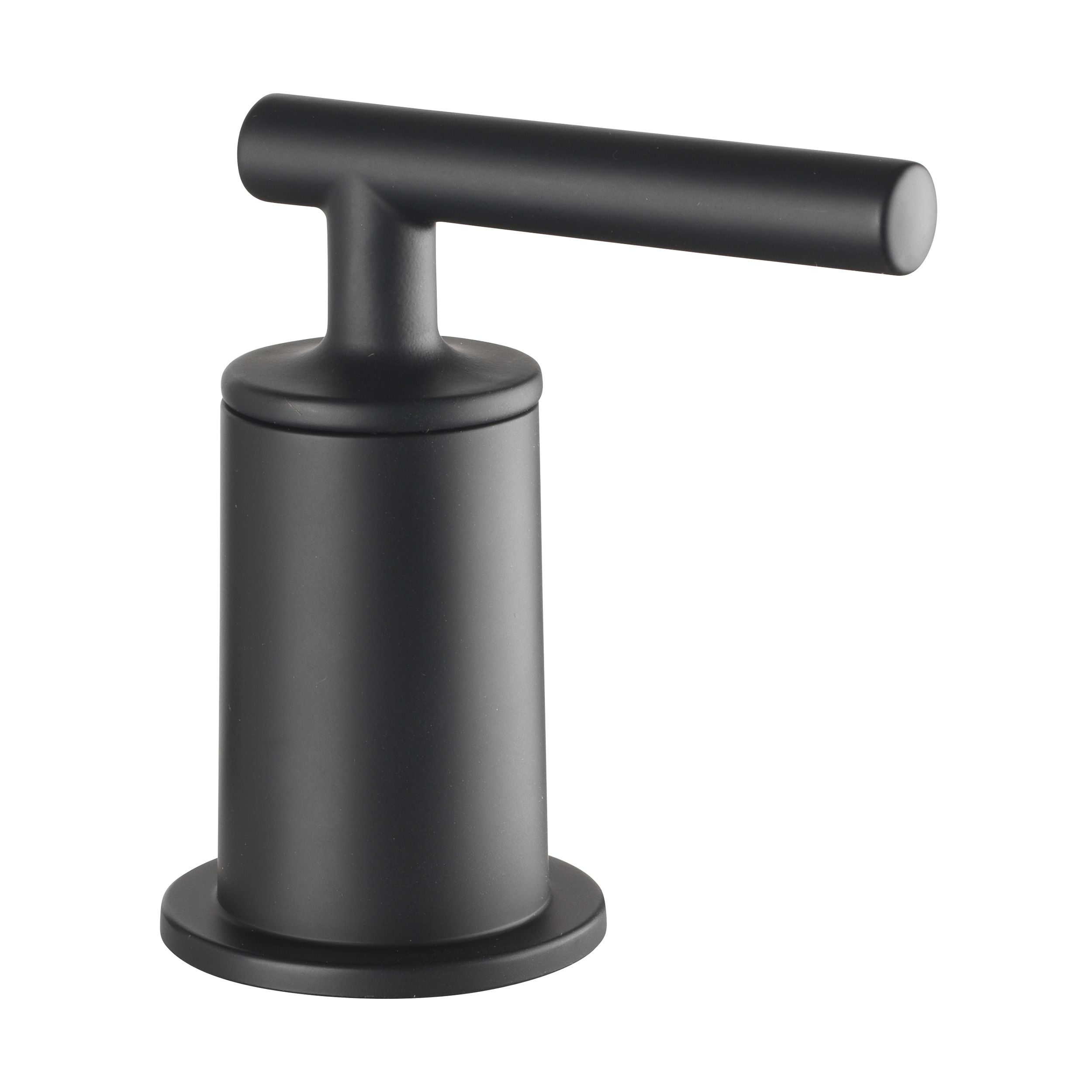 Project Source Larton Matte Black Widespread 2-Handle WaterSense ...