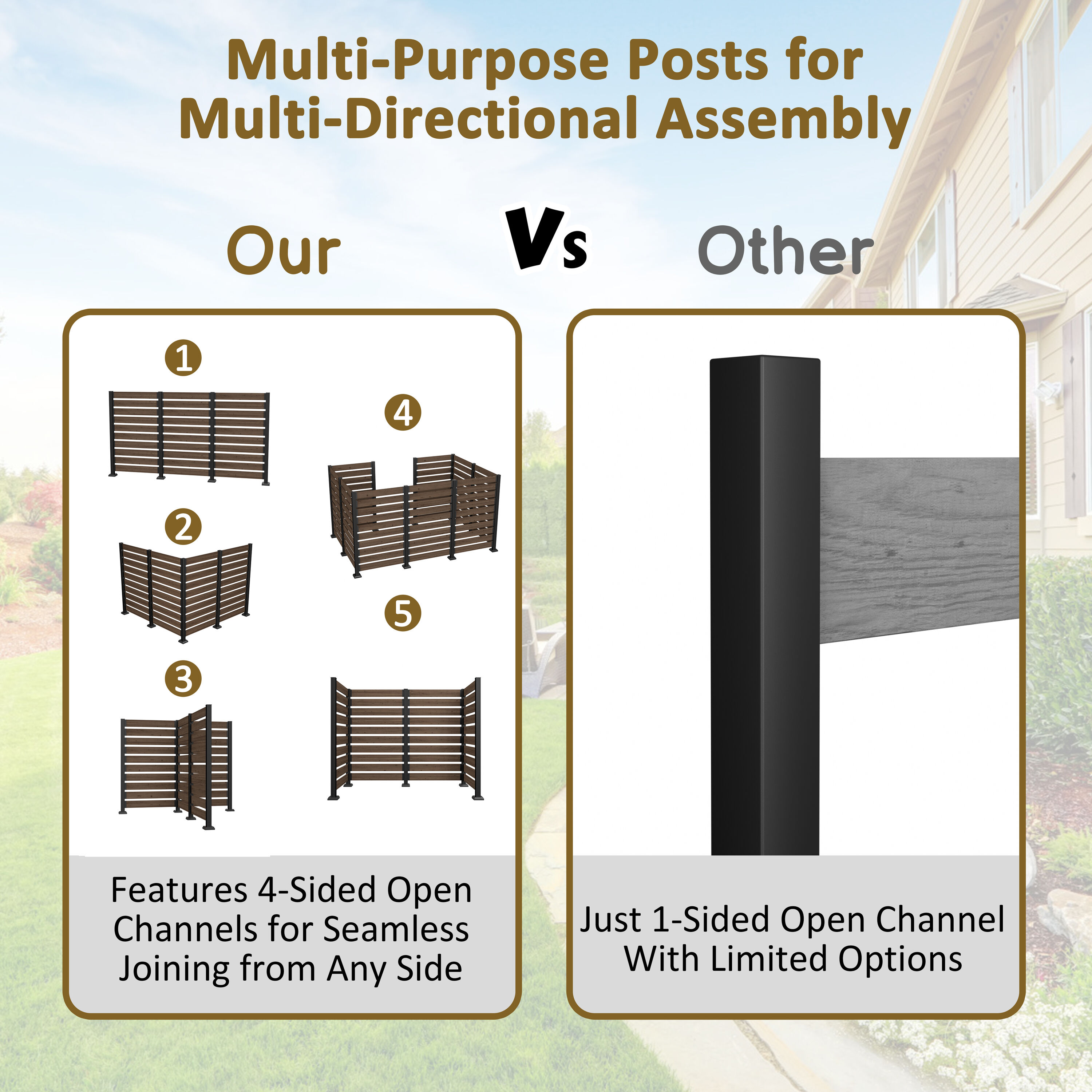 VEIKOUS PG0218-02NW-4 Outdoor-Privacy-Screen - View #6