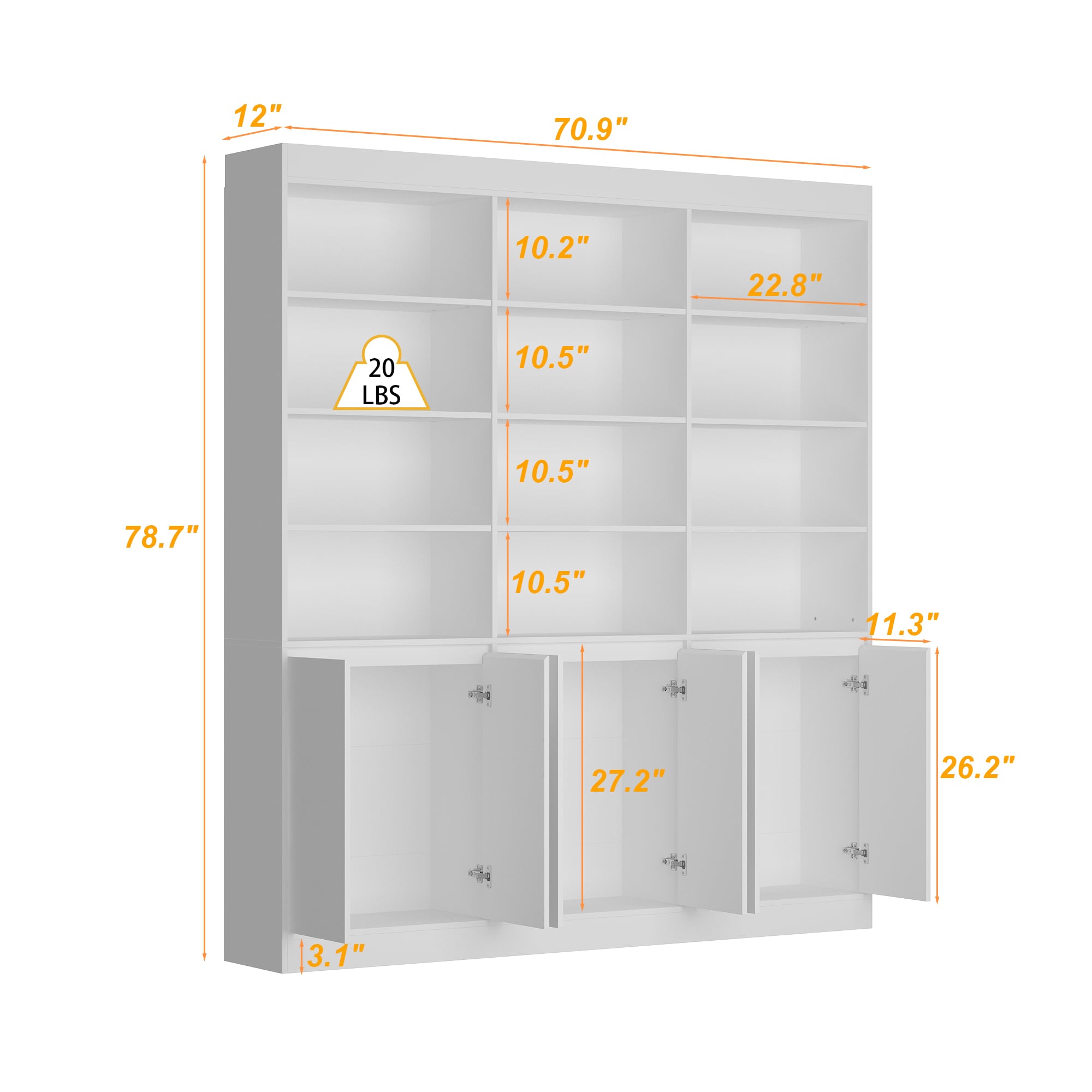 FUFU&GAGA KF210278-01+02 bookcases - View #12