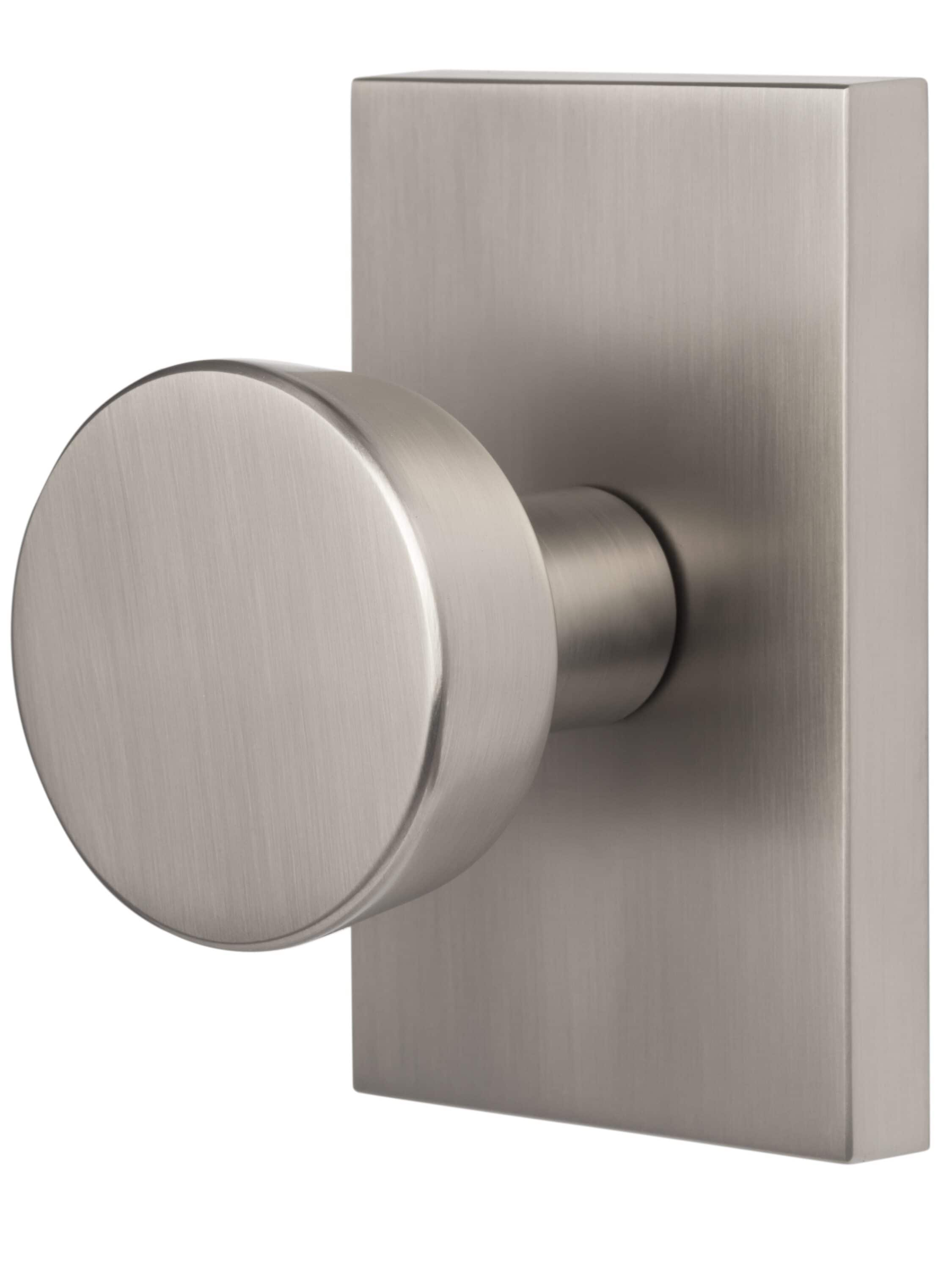 Sure-Loc Hardware Satin Brass Interior Passage Door Knob in the