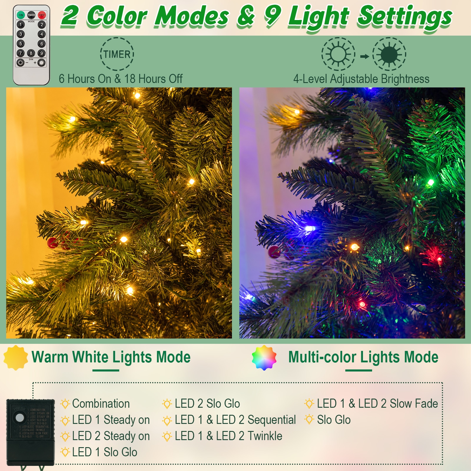 LIVIZA HYS24558US Artificial-Christmas-Trees - View #4