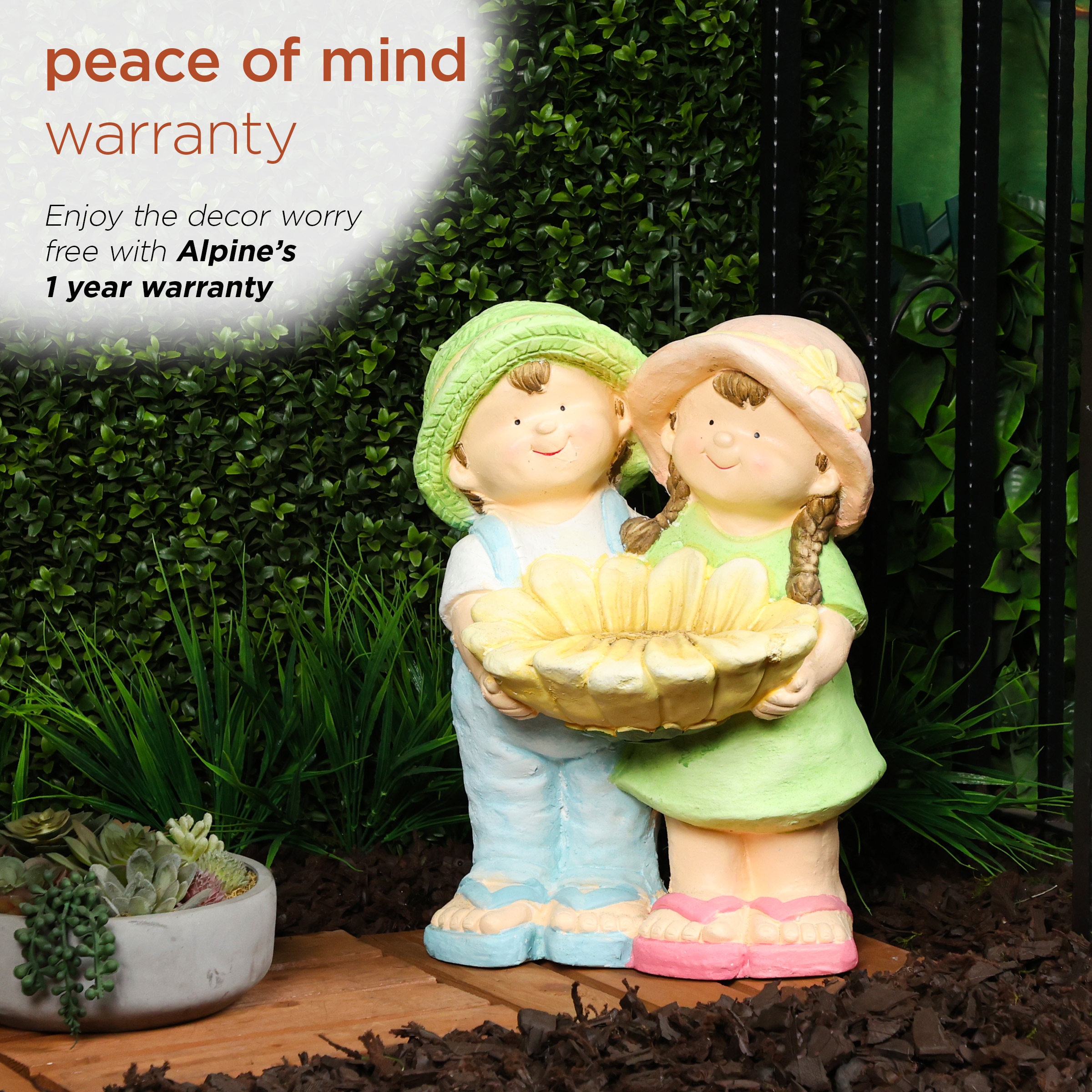 Alpine Corporation QWR1372 Garden-Statue - View #11