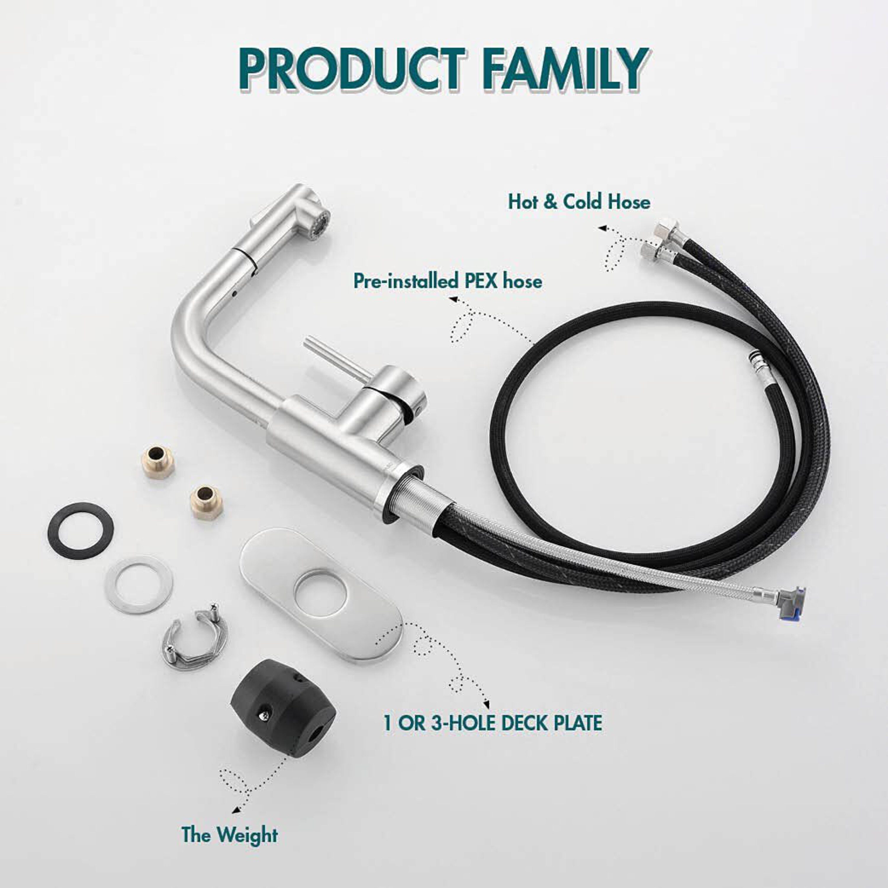 APPASO APS266-BN Kitchen-Faucets - View #5