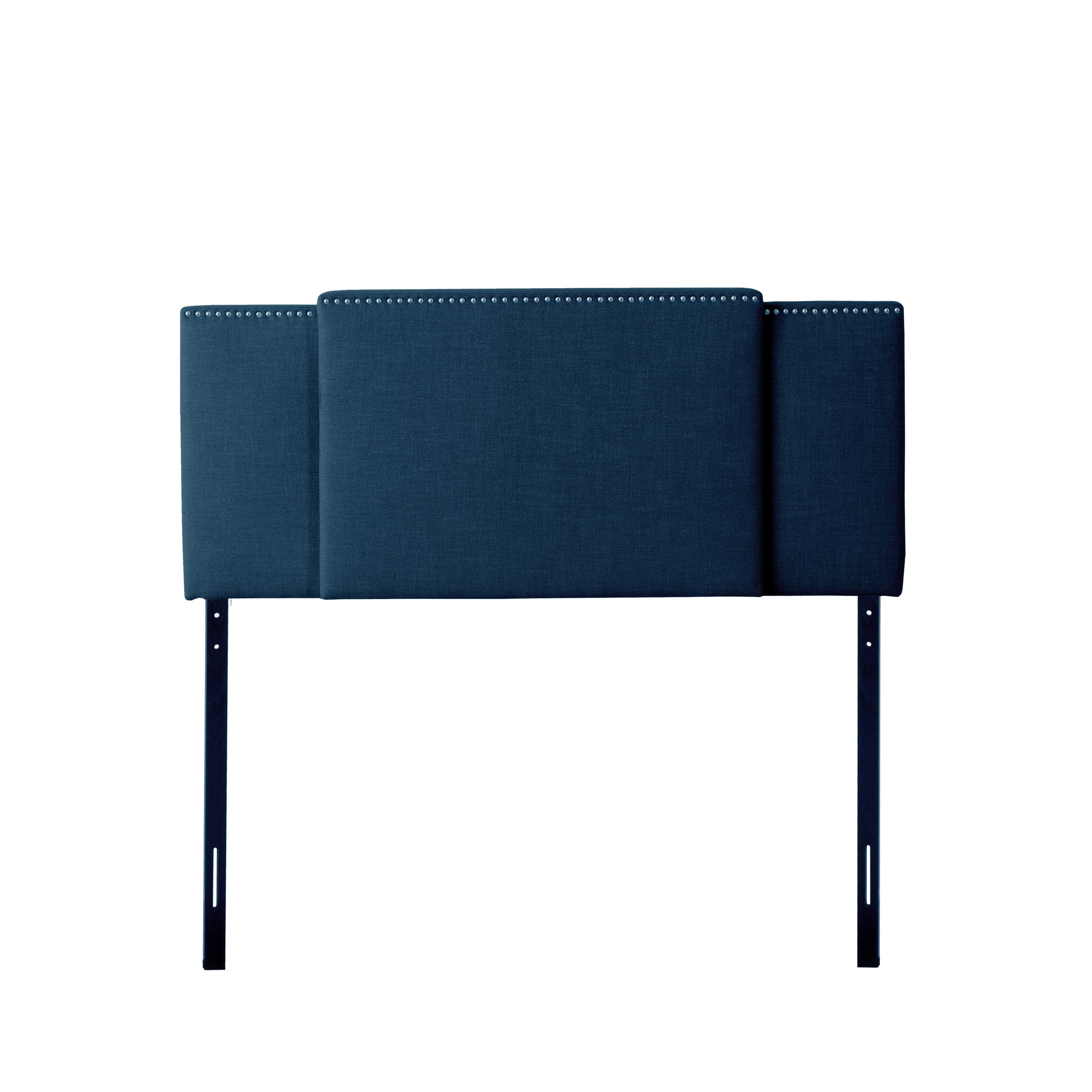 CorLiving BBT-930-A Fairfield Navy Blue Adjustable Polyester Upholstered Headboard