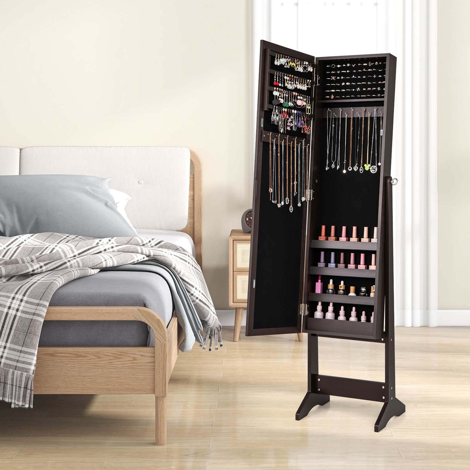 Costway HCST03598 Jewelry-Armoires - View #2