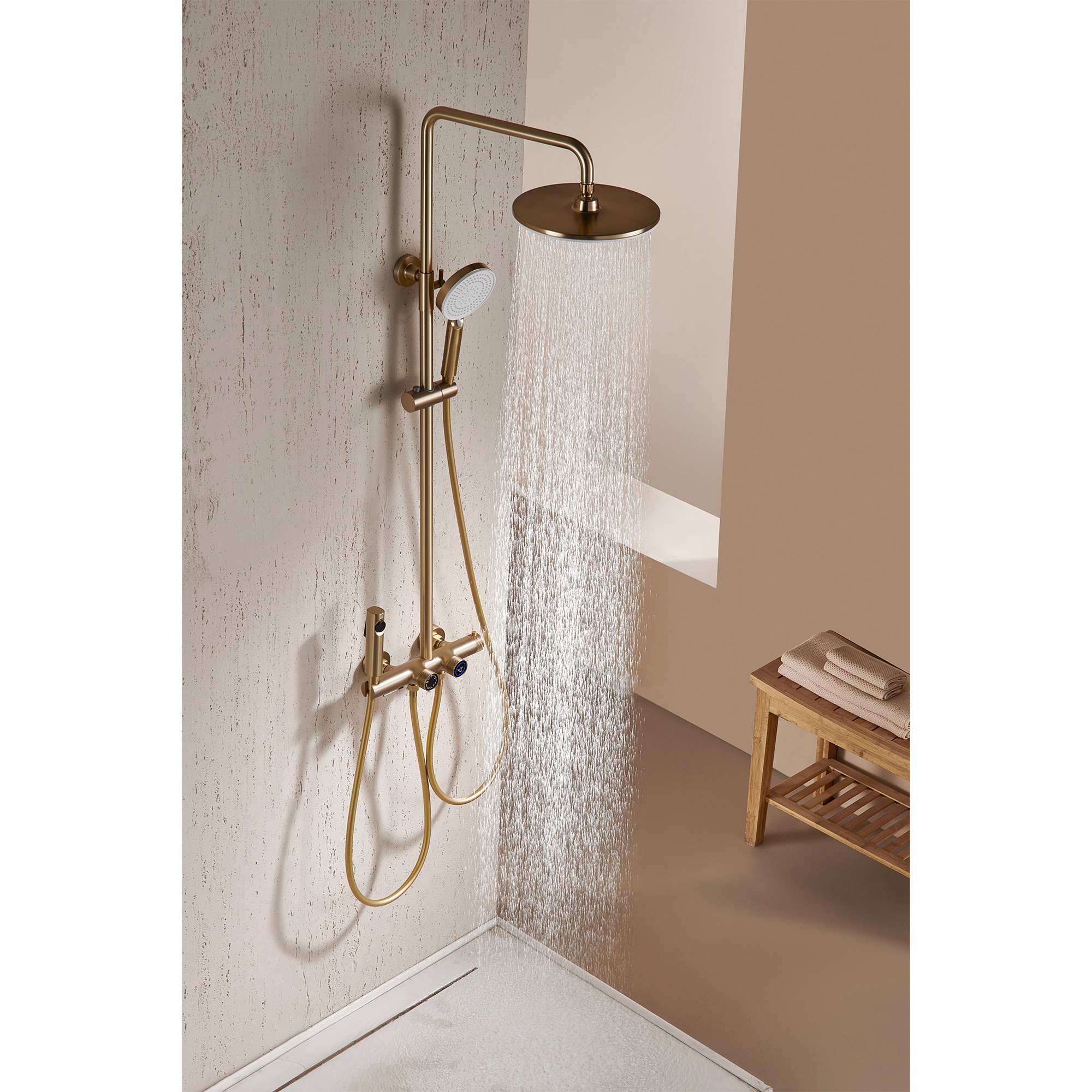 WELLFOR WB-1000 Showerhead-Bar-Panels - View #3