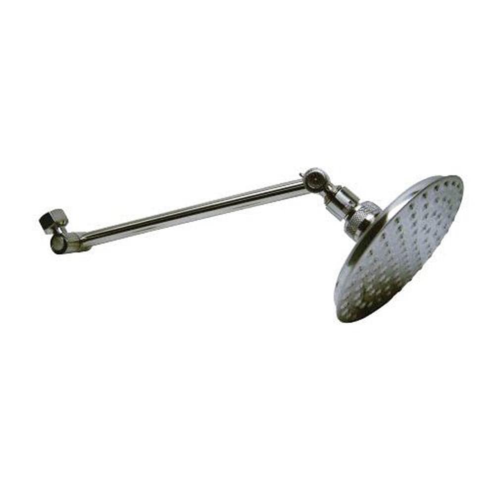 Elements of Design DK13528 Hot Springs 1.0 -Spray Brushed nickel 5-in Round Fixed Rain Shower Head 1.8 GPM