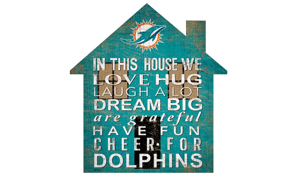 YouTheFan 954071 6 x 19 in. NFL Miami Dolphins 3D Stadium Banner - Hard Rock Stadium