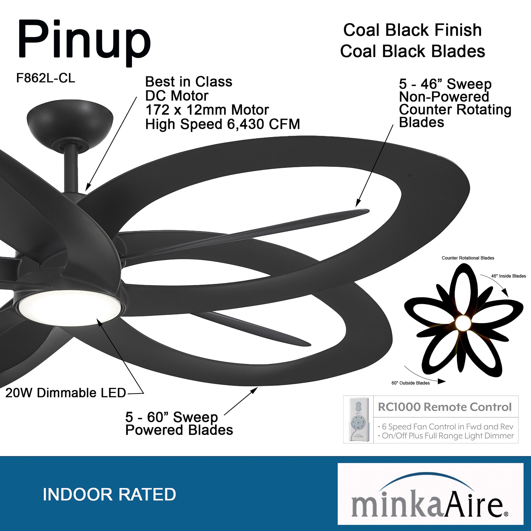 Minka Aire F862L-CL Ceiling-Fans - View #4