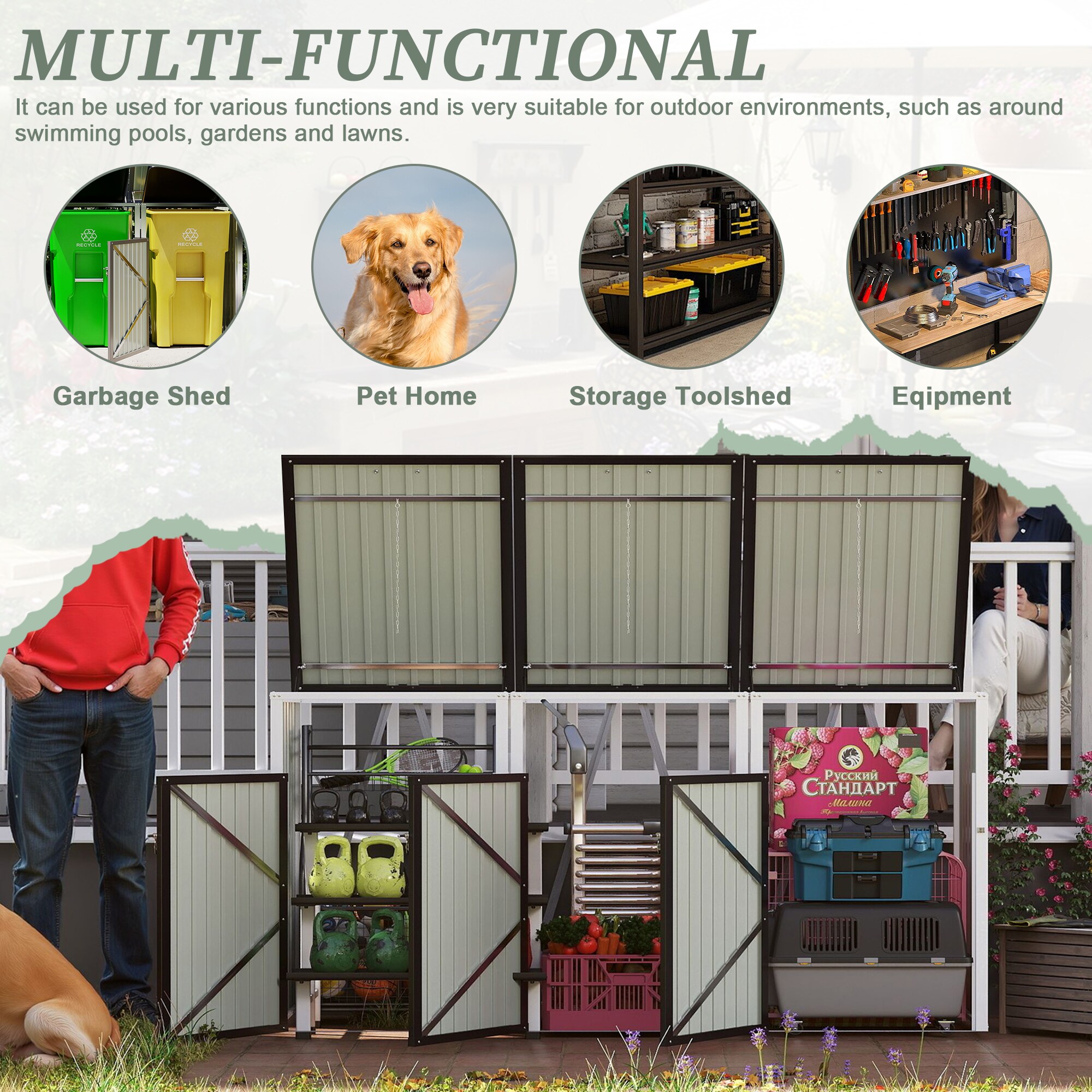 LOVMOR SF-X-W1598P357716 Metal-Storage-Buildings-Sheds - View #8