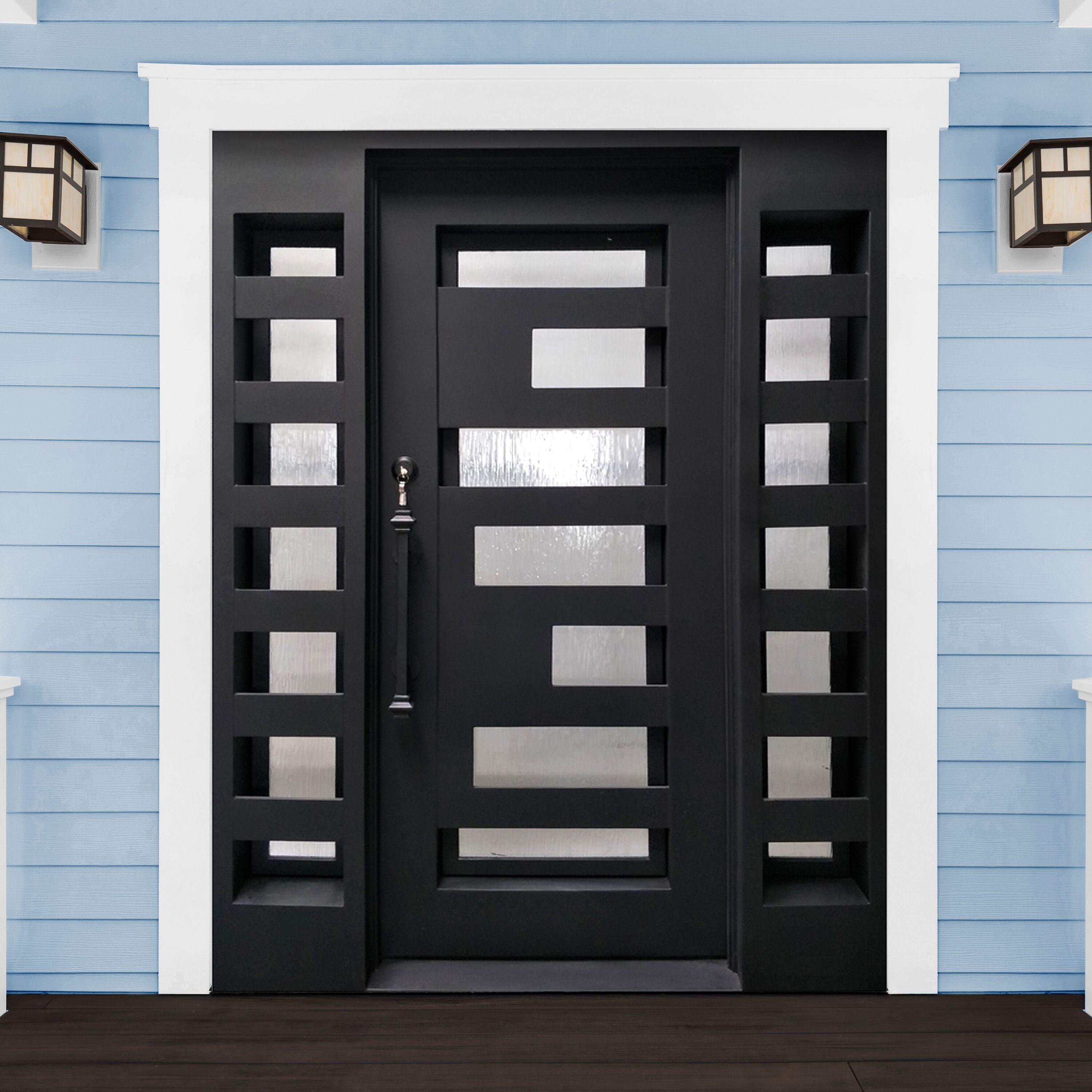 ALEKO IDQ6281BK06-LO Entry-Doors - View #2