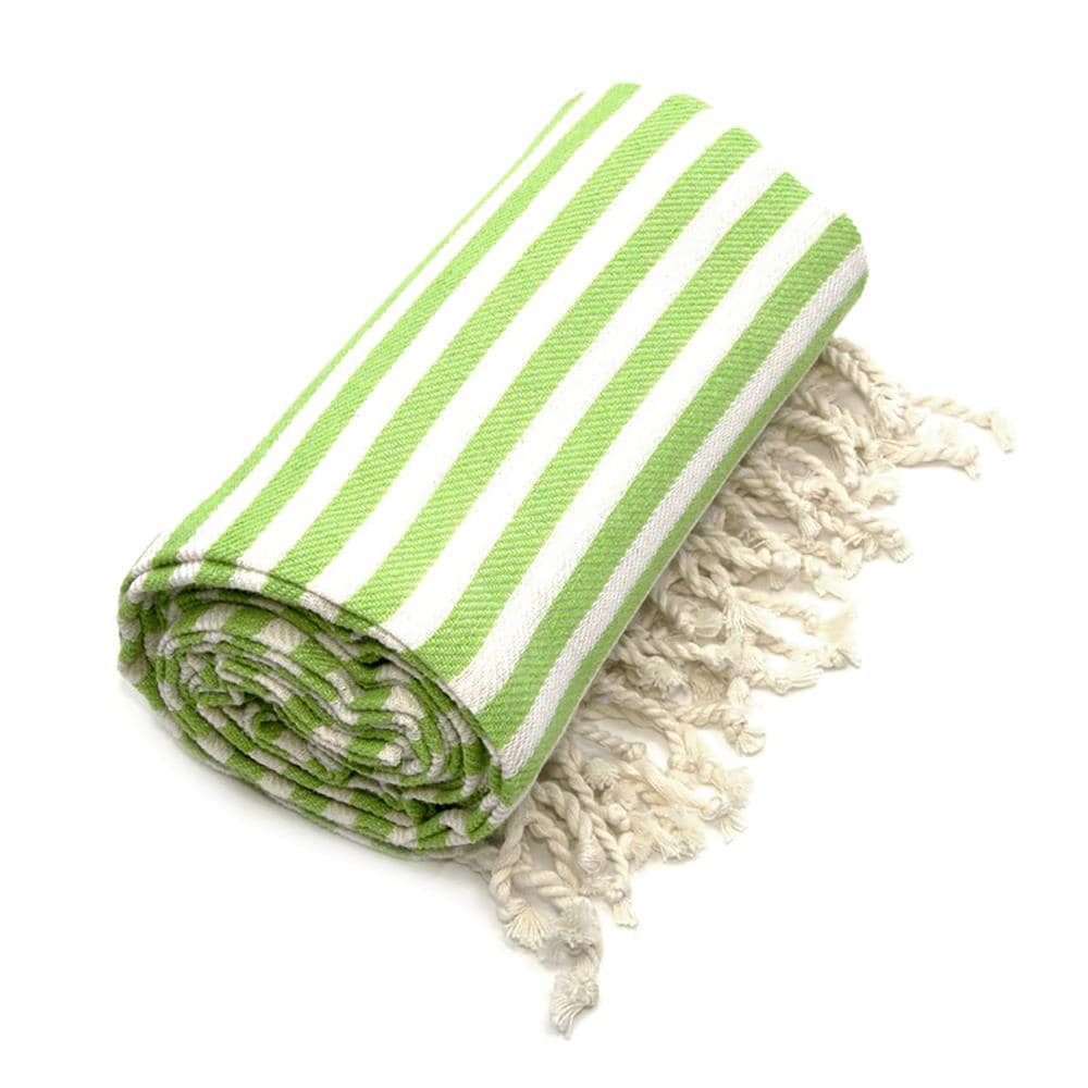 Linum Home Textiles FSP25 Pistachio Turkish Cotton Quick Dry Beach Towel (Fun in the Sun)
