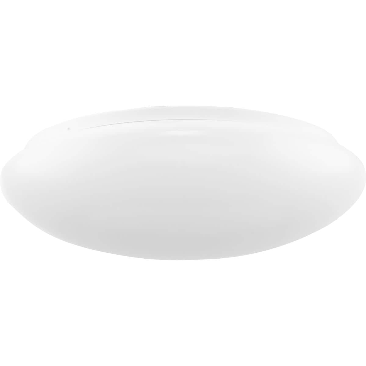 Progress Lighting P350279-030-CS Cloud LED 1 -Light 13.78-in White Integrated LED Flush Mount Light