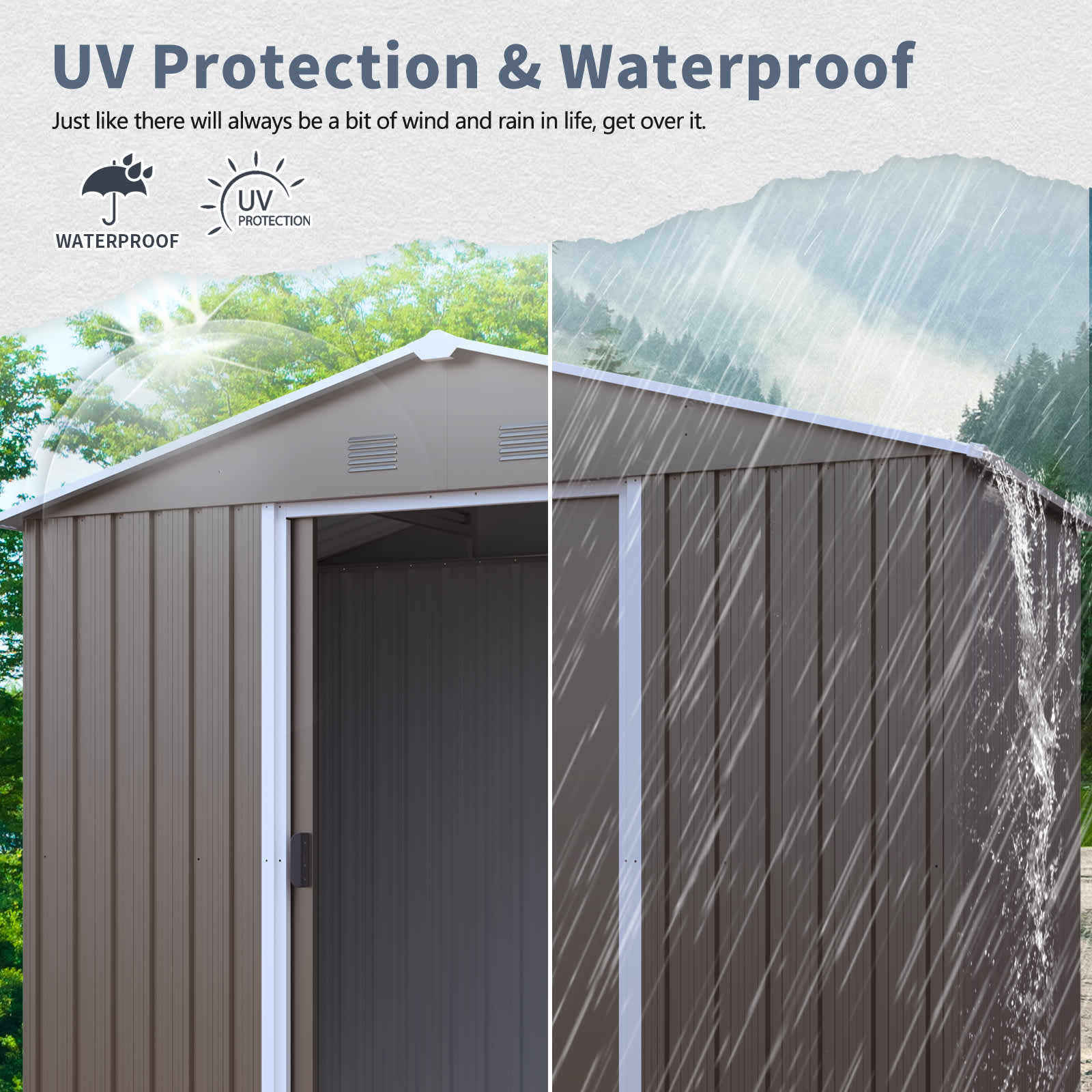 Misty Moon FXLW0403-CWP0045 Metal-Storage-Buildings-Sheds - View #8