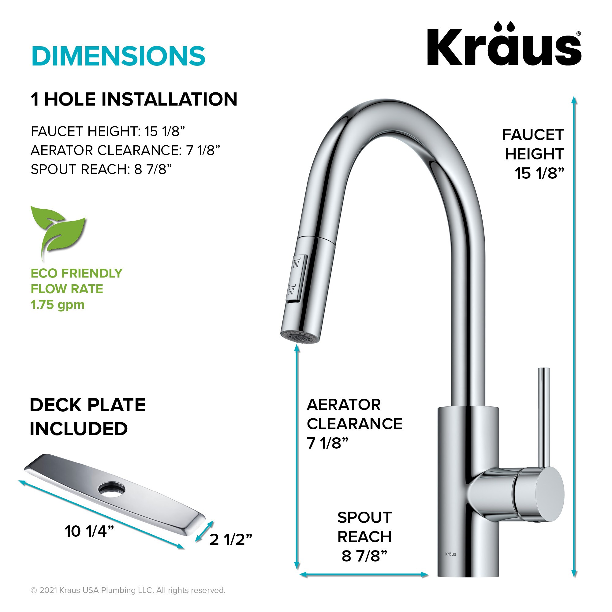 Kraus KPF-2620CH Kitchen-Faucets - View #6