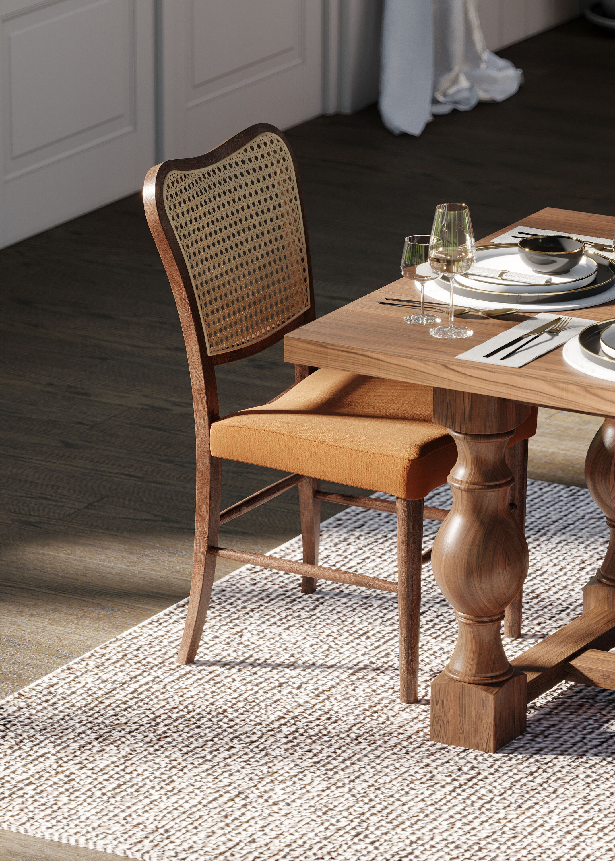 Maven Lane ML354002-WDC-BR Dining-Chairs - View #10