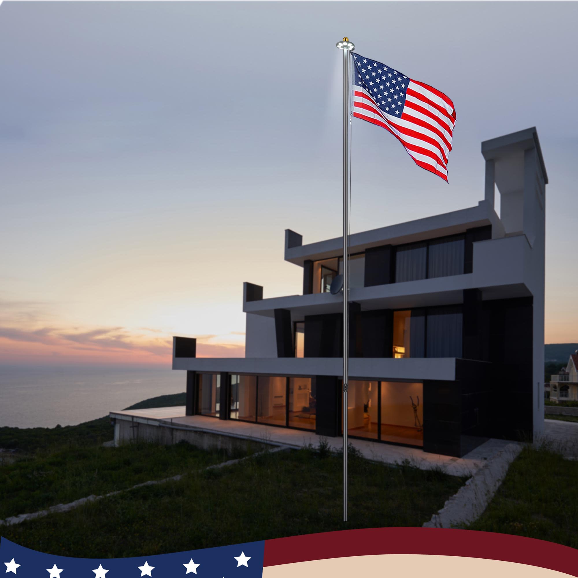 Yescom 22FLPSET031-L1-20-LO Flag-Poles - View #7