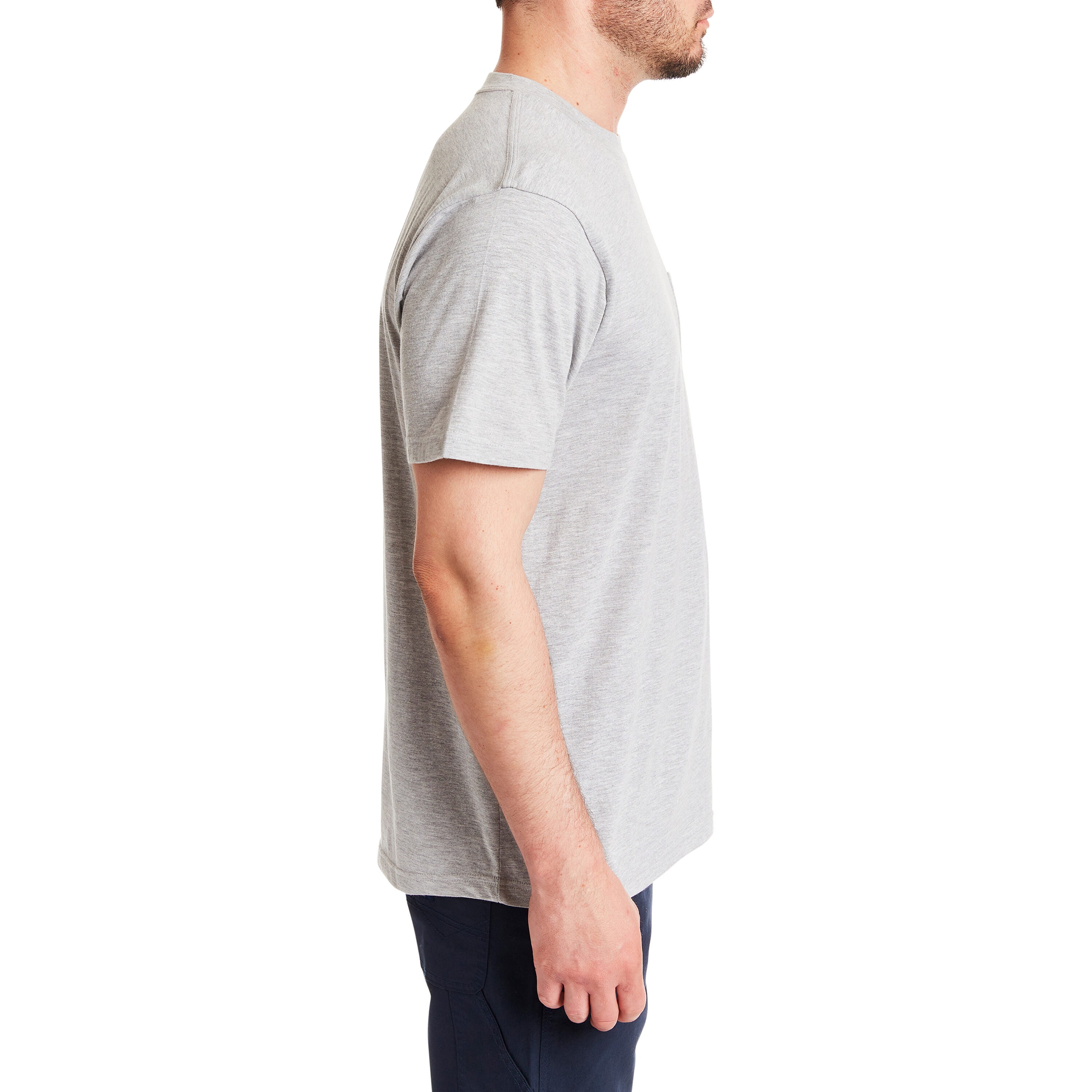 Smith's Workwear SM4666PK3-GRHTR-L Tops-Shirts - View #3