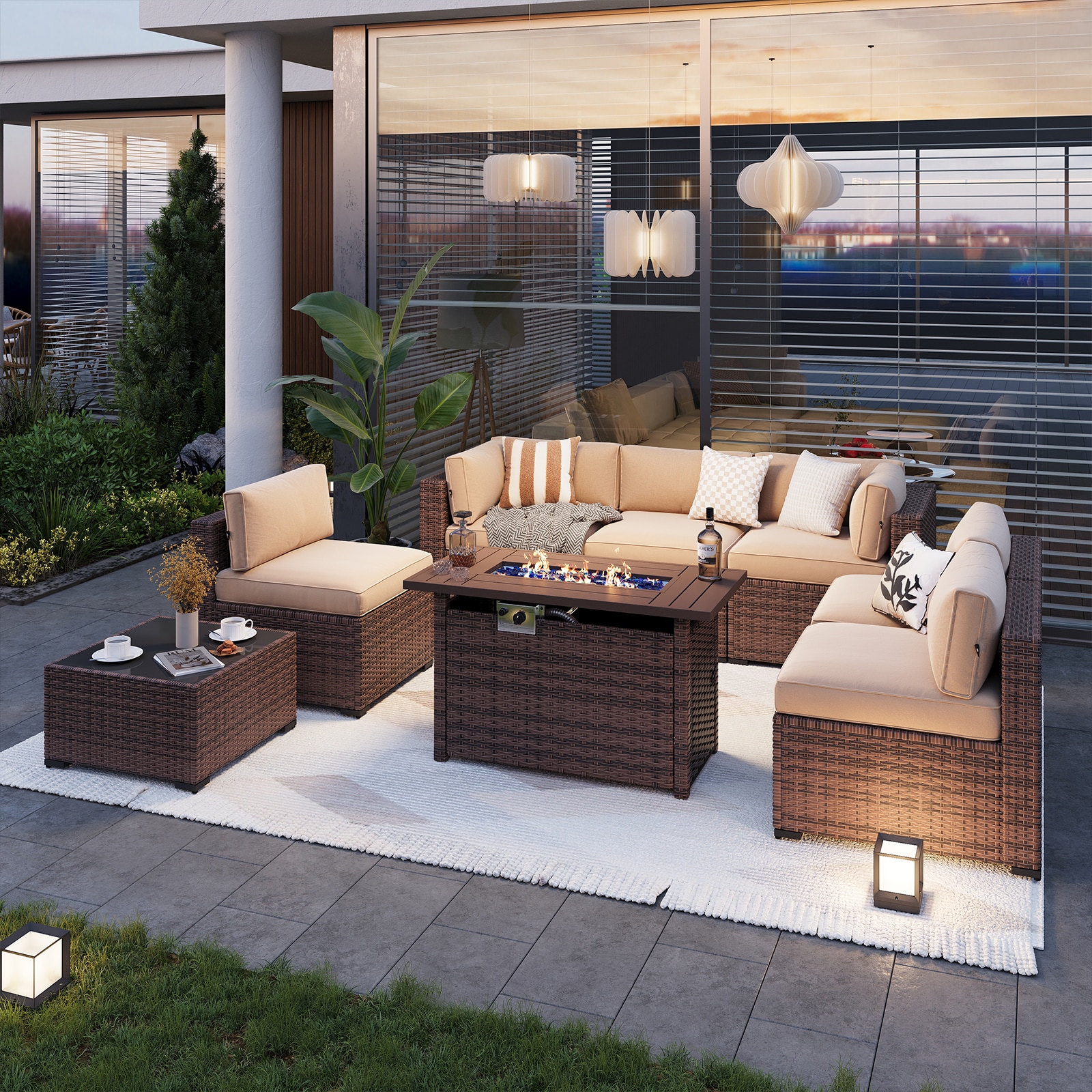 AOXUN PA-120BR03 Patio-Conversation-Sets - View #7
