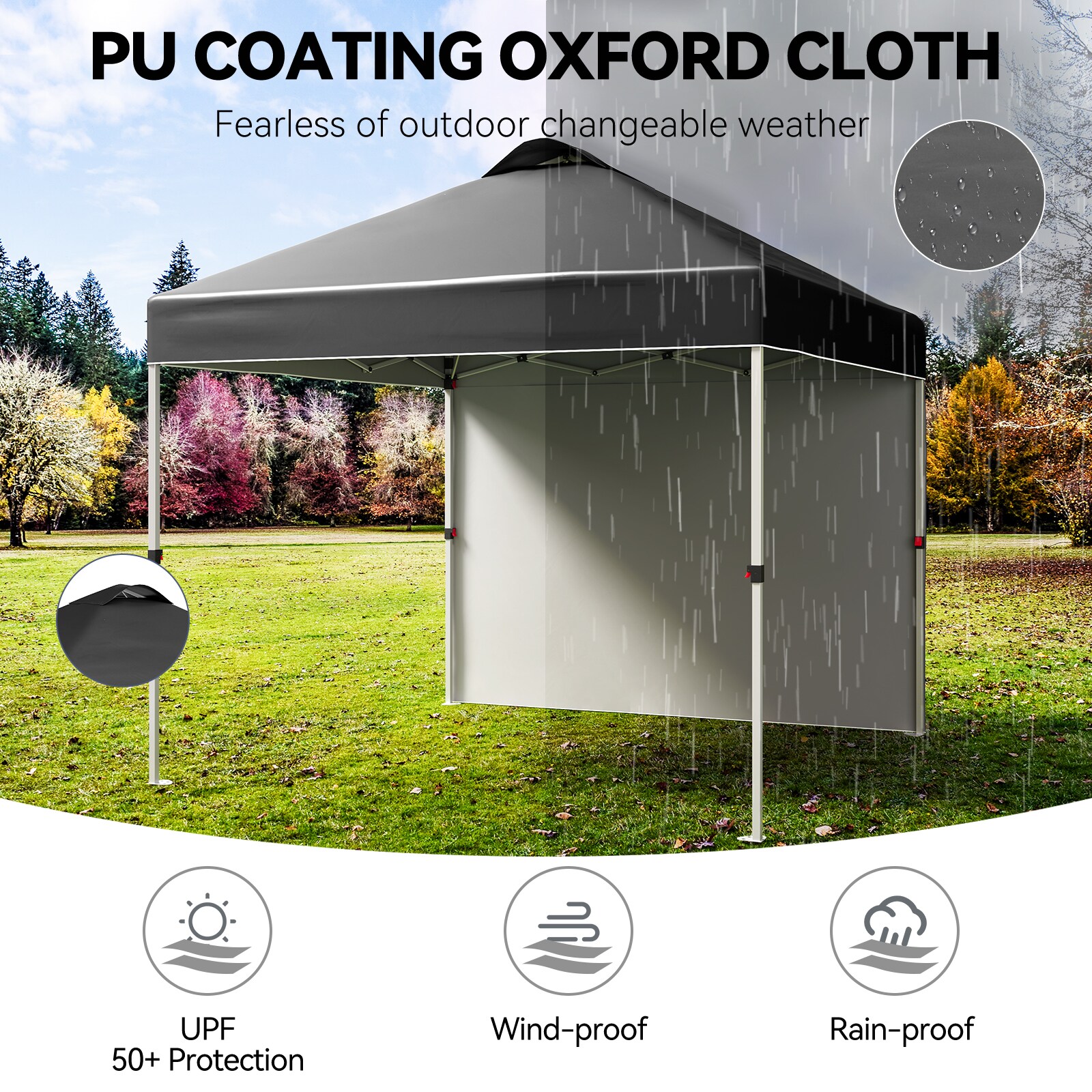 Gallery Detail: Garvee 10X10 Ft Pop Up Canopy Tent With Wheeled Bag