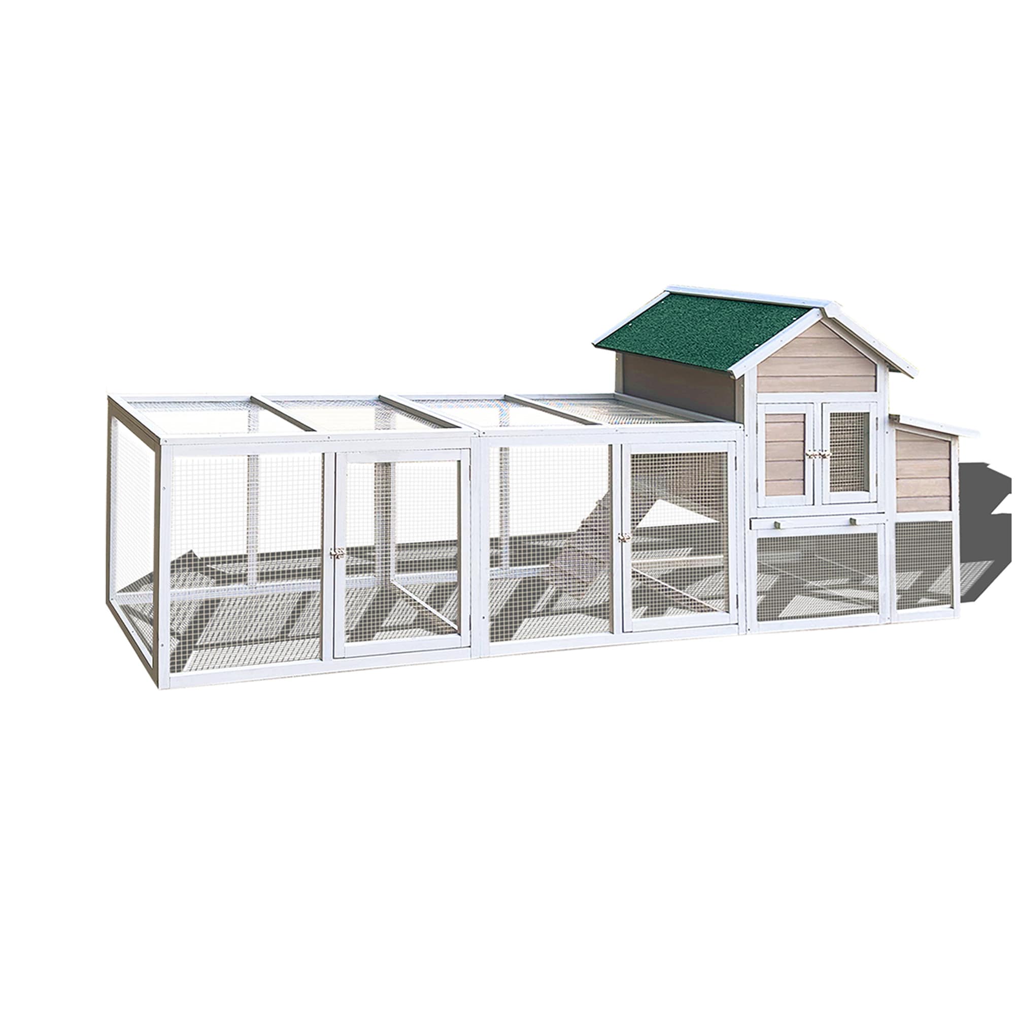 Gaierptone CRXYV99LY0U Green Wood Chicken coop