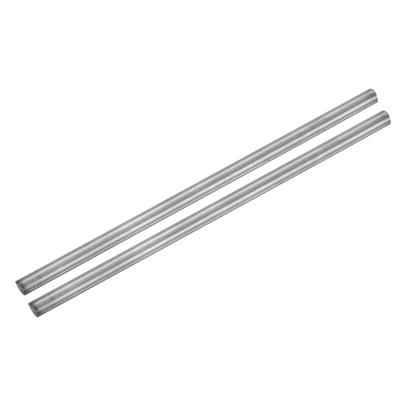 Unique Bargains 2pcs Titanium Round Rod 0.39inch Dia(10mm) 8inch Length GR2 Metal Solid TA2 Titanium Round Bar Rod Stock for Model Plane Cars Ship DIY Craft