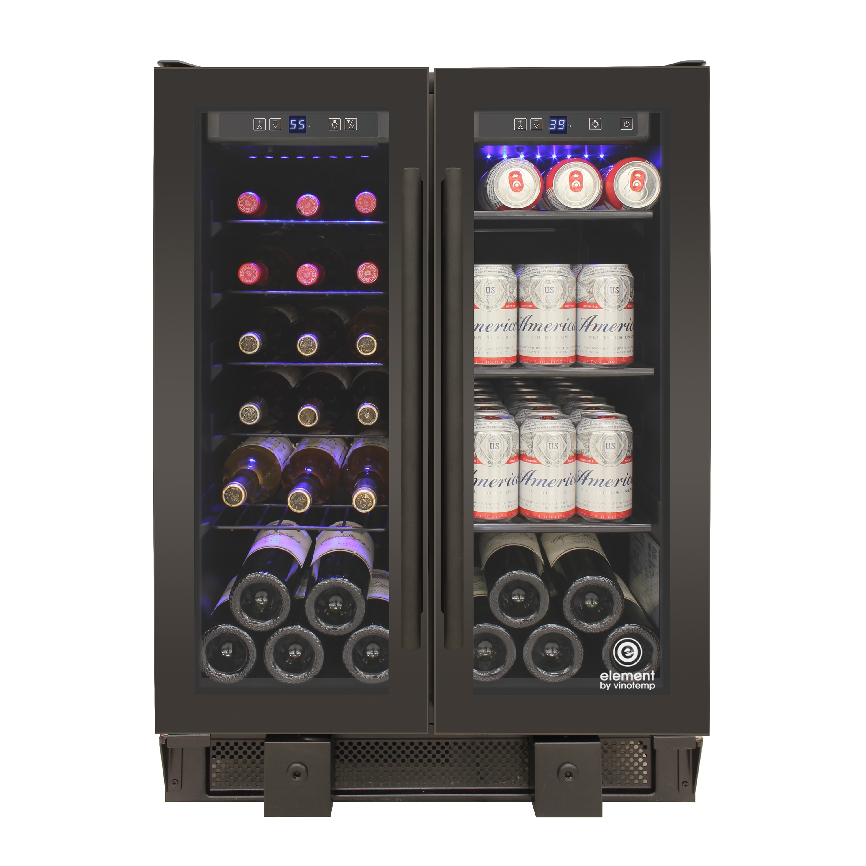Vinotemp 5.3 Fluid ounce(s) Black Beverage cooler
