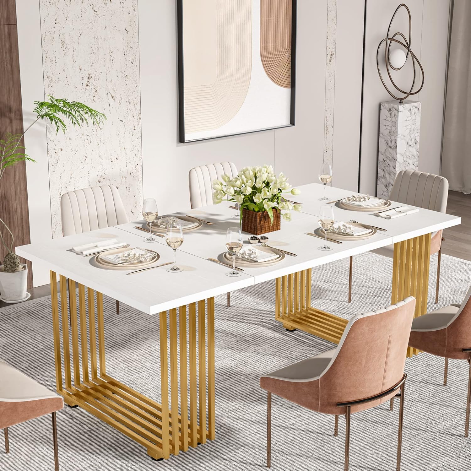Tribesigns LWOYJL-1061YY Dining-Tables - View #2