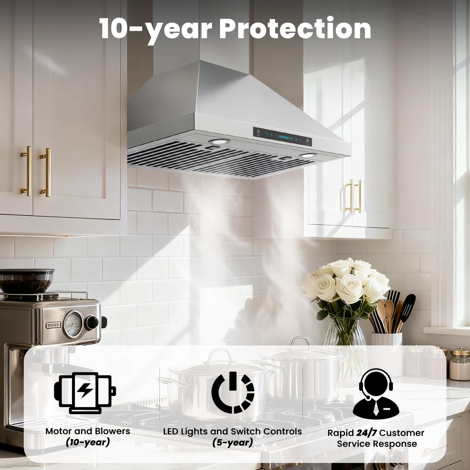 DIVAN DLP02-36-GC Wall-Mounted-Range-Hoods - View #11