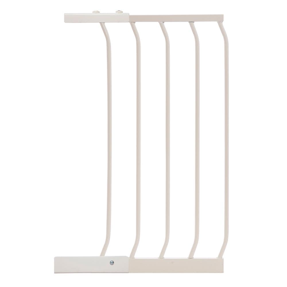 Dreambaby F831W Chelsea Auto-Close 14-in x 29.5-in White Metal Safety Gate Extender