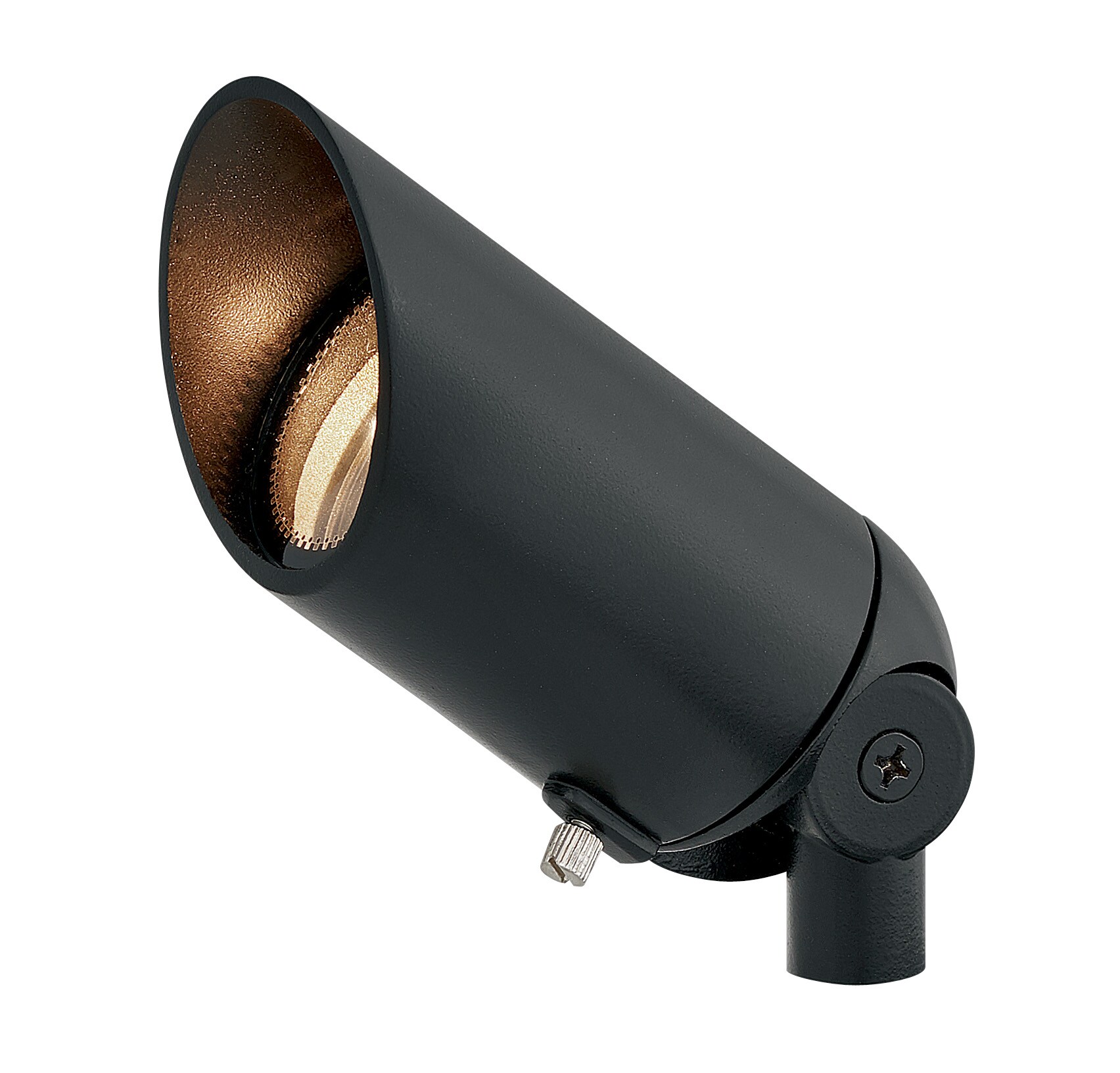 Satin Black Low Voltage Aluminum Landscape Spotlights