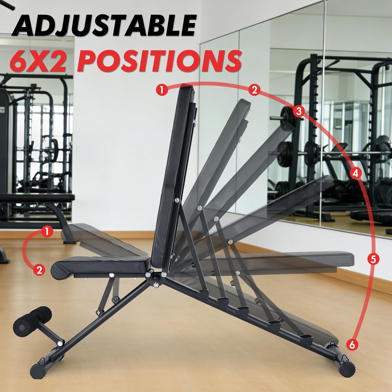 GAOMON LSPPJOK-KA8467EL1S Weight-Benches - View #3