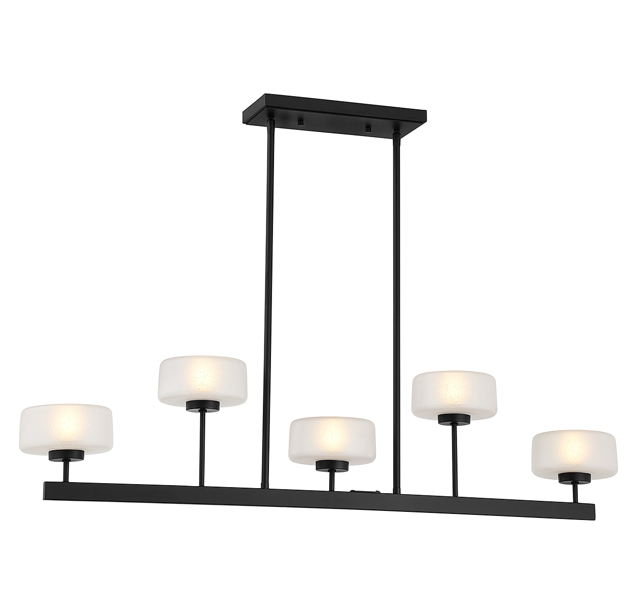 Savoy House Essentials 1-5407-5-89 Falster 5 -Light Matte Black Vintage For Use in Bedrooms, Dining Rooms, Foyers, Kitchens, Living Rooms Chandelier