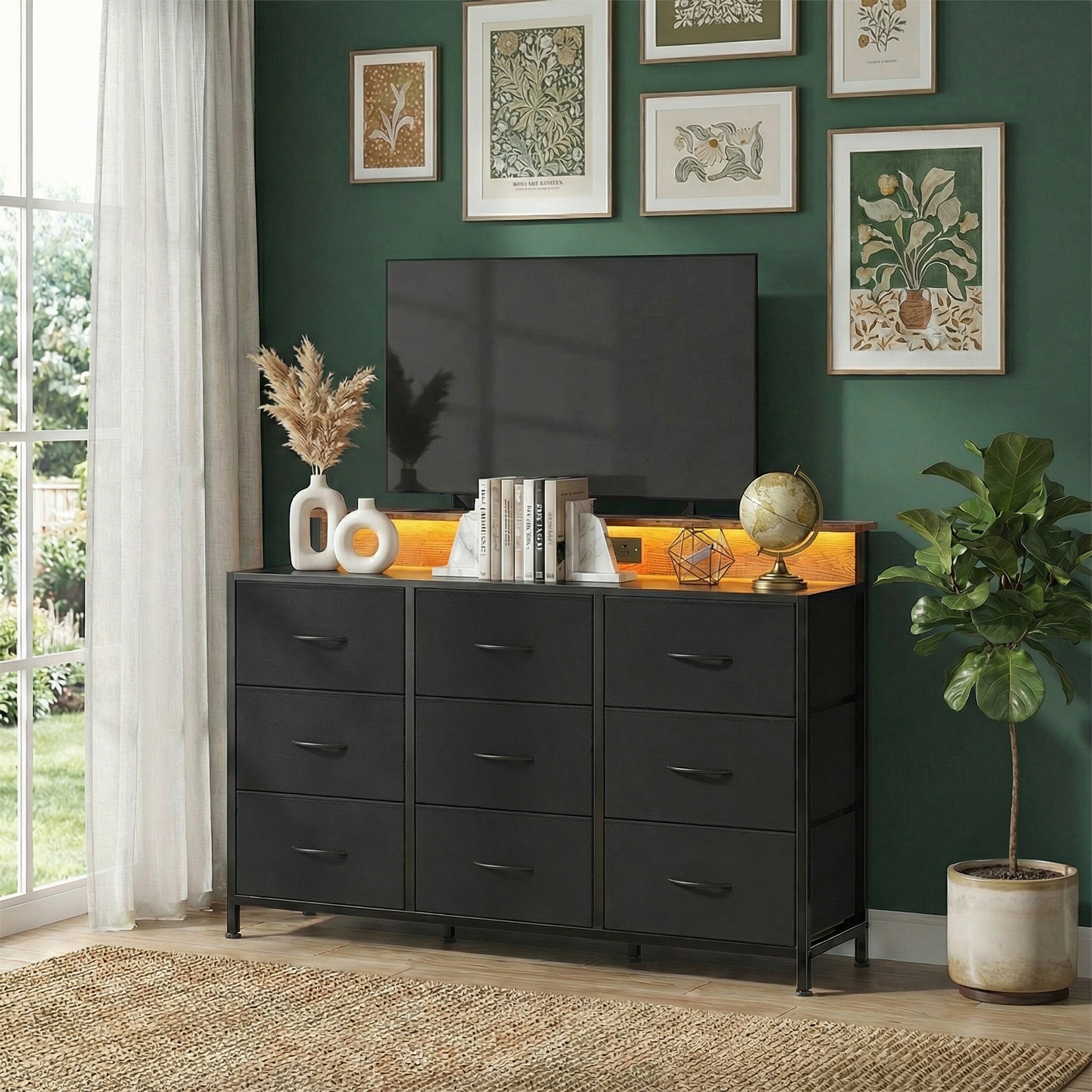 Sweetcrispy L-FC-TVK9CDC-BK Tv-Stands - View #2