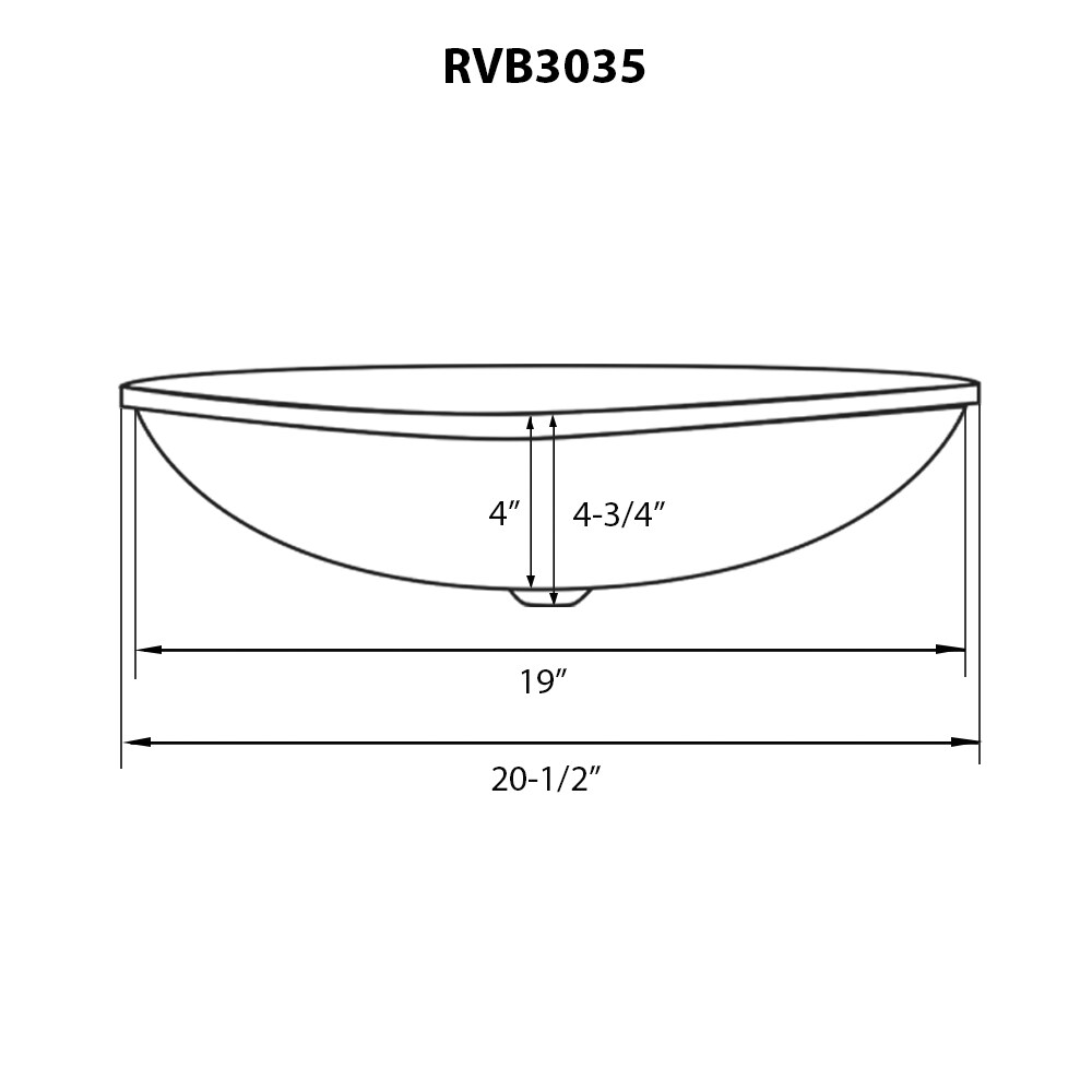 Ruvati RVB3035 Bath-Sink - View #4