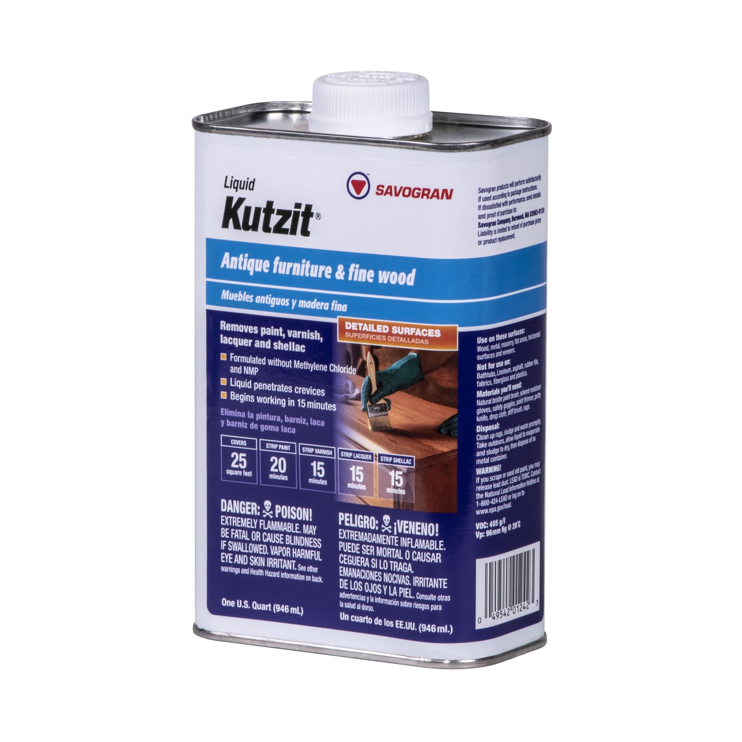 Savogran -  Kutzit Methylene Chloride Free Stripper 1 qt (Pack 6)