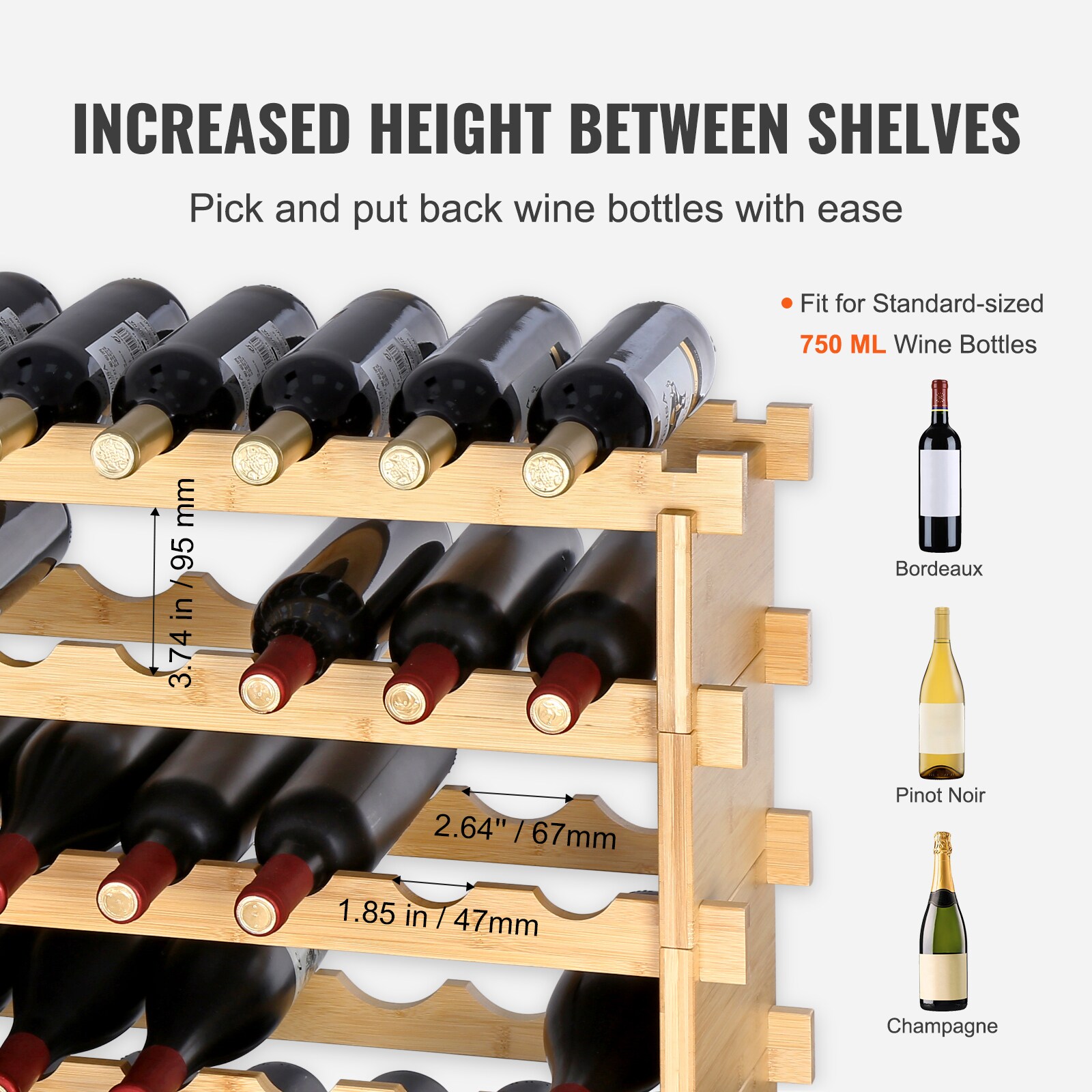 Tinyhomie LW-JA-P454603T3 Wine-Racks - View #4