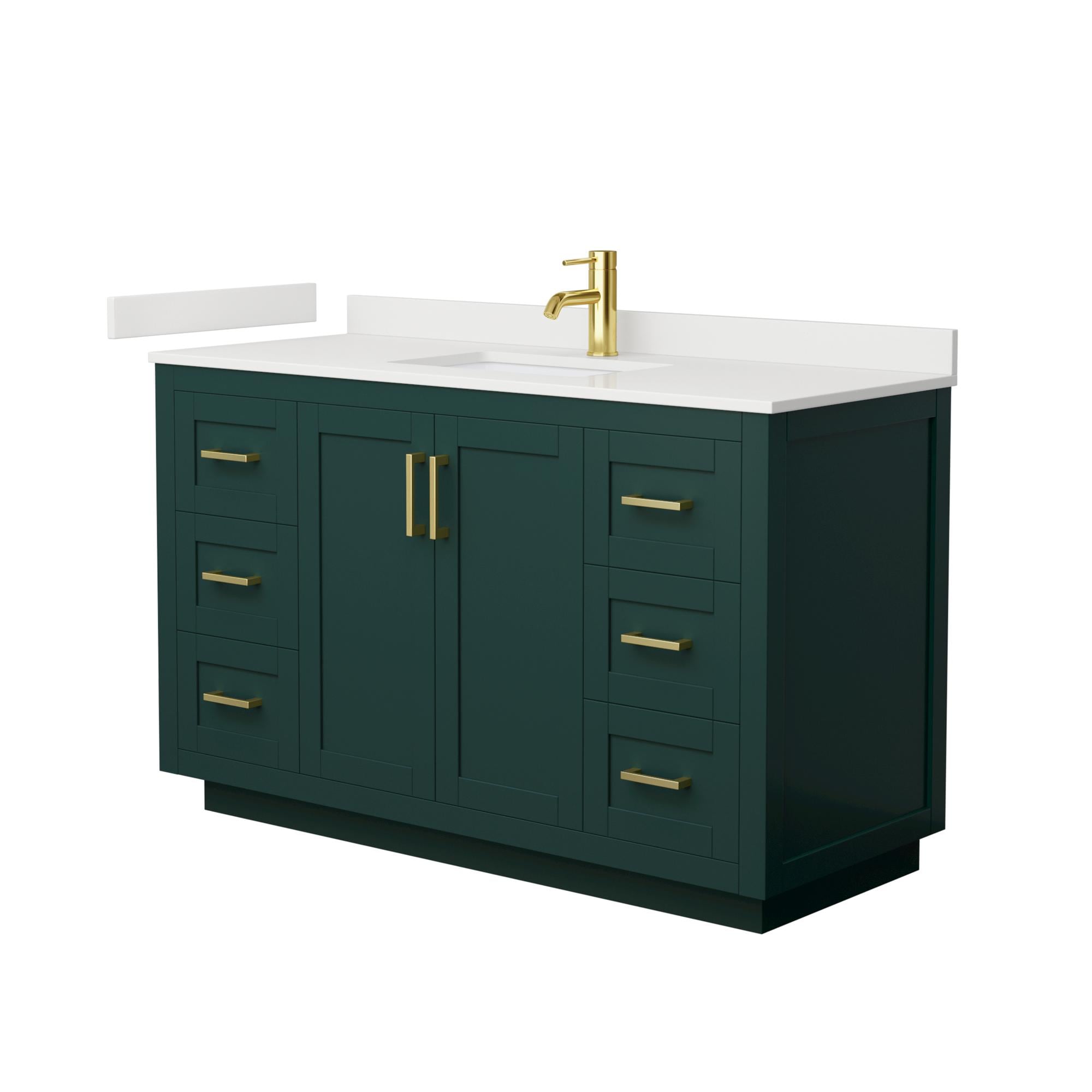 Wyndham Collection WCF292954SGDWQUNSMXX Bath-Vanity-Combo - View #2
