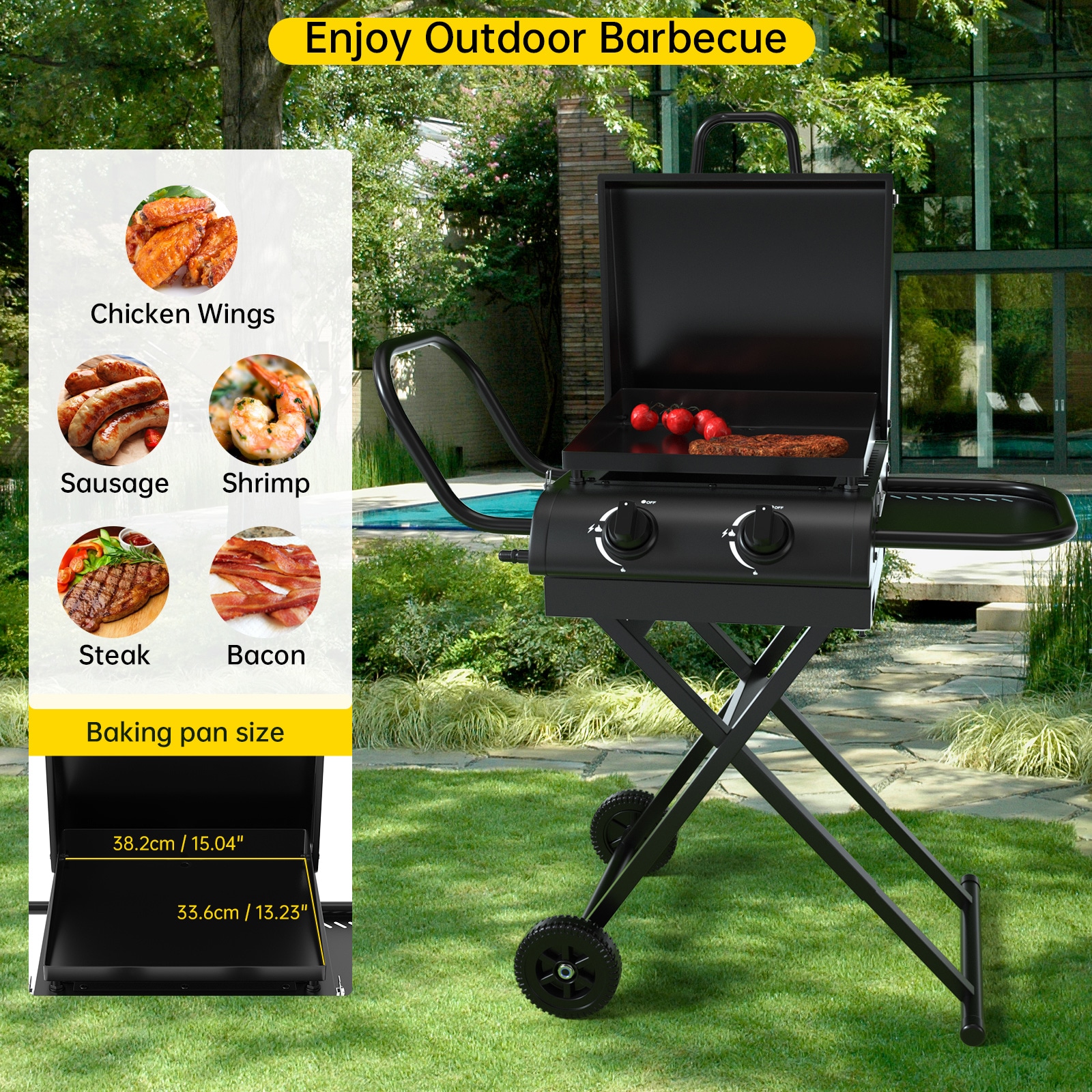 Topteng H054-A007 Gas-Grill - View #4