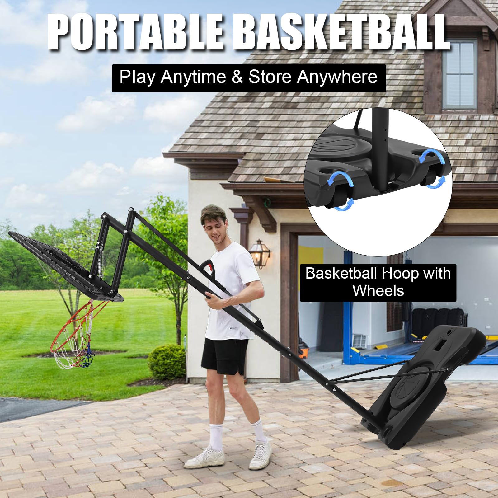 GarveeLife CLJ-TCS5P7ZCPVI Basketball-System - View #7