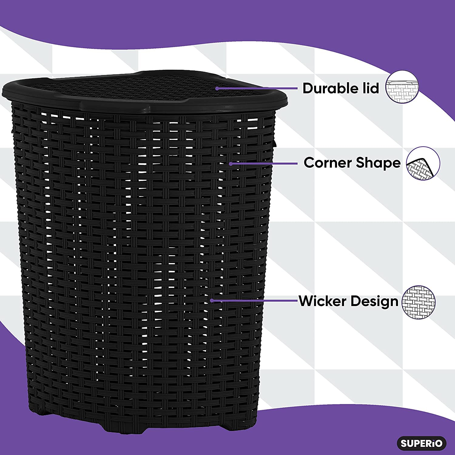 Superio Brand 1068 Hamper-Baskets - View #4